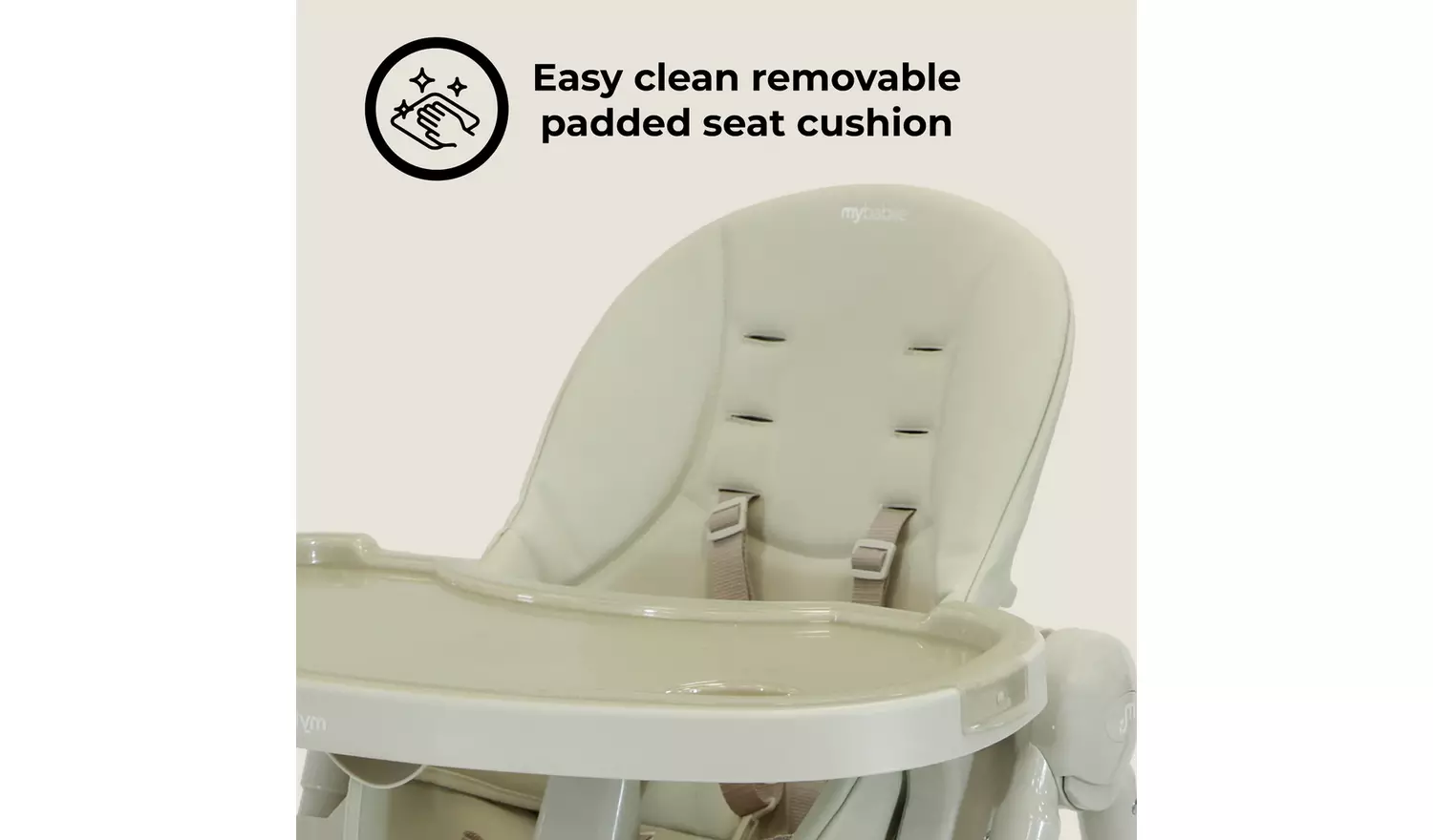 My Babiie From Birth Highchair Oatmeal