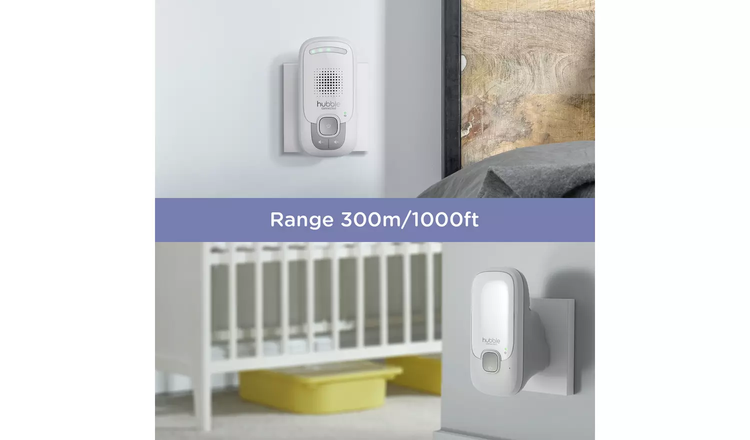 Hubble Listen Digital Audio Baby Monitor