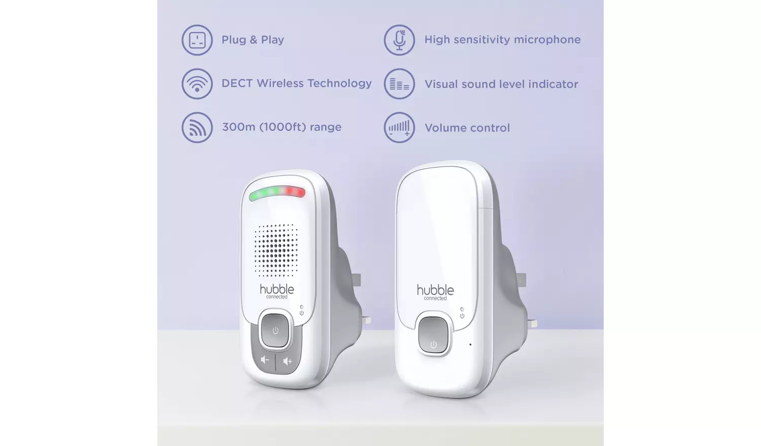 Hubble Listen Digital Audio Baby Monitor