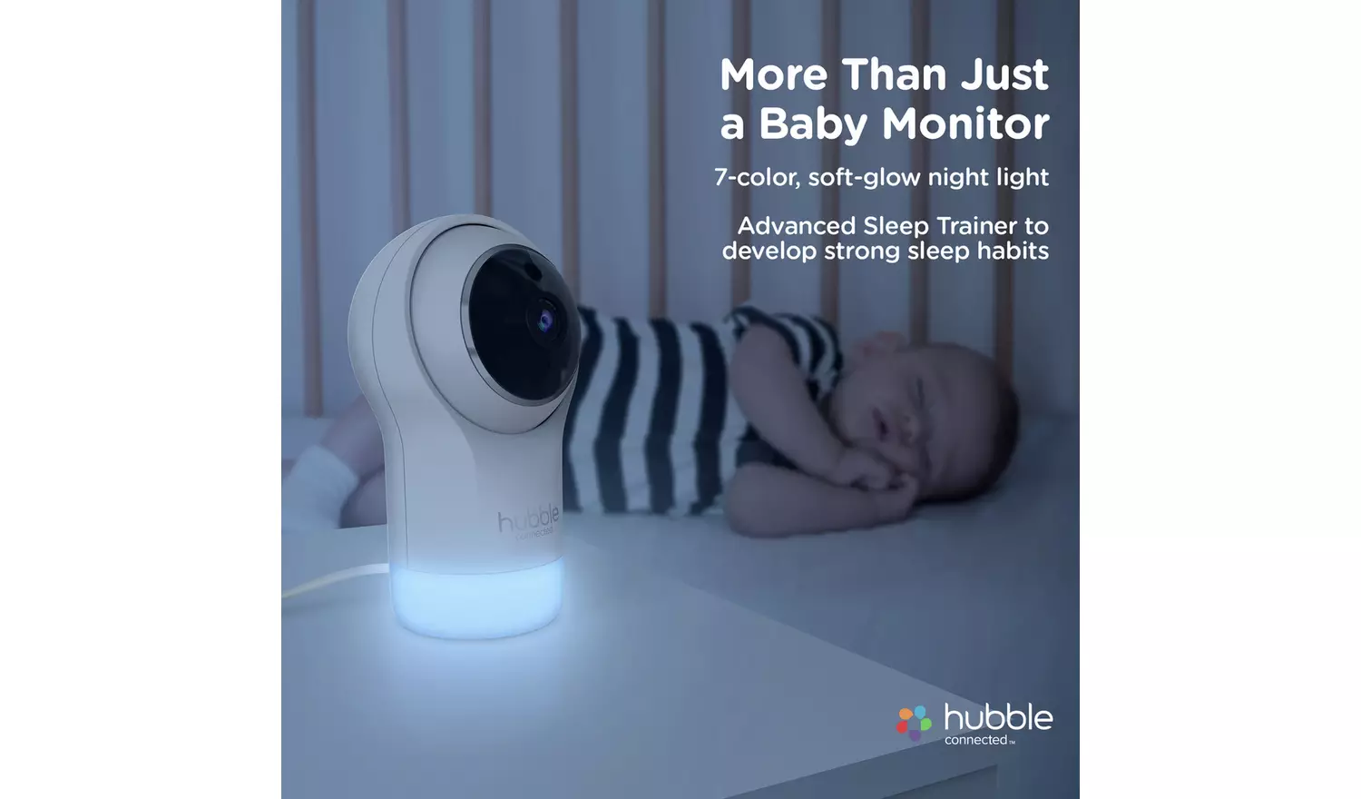Hubble Nursery Pal Glow+ 5 Smart Video Baby Monitor