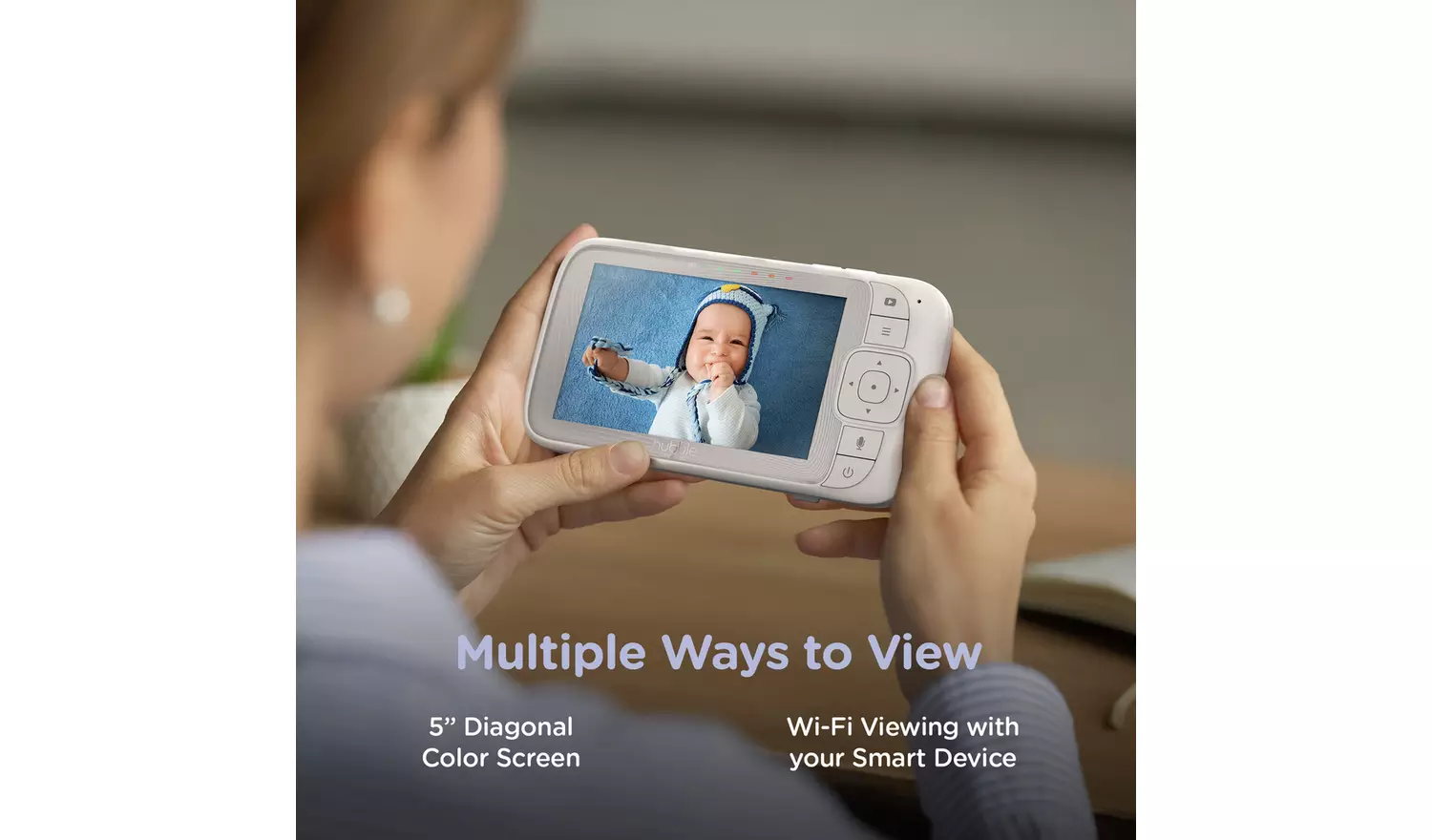 Hubble Nursery Pal Glow+ 5 Smart Video Baby Monitor