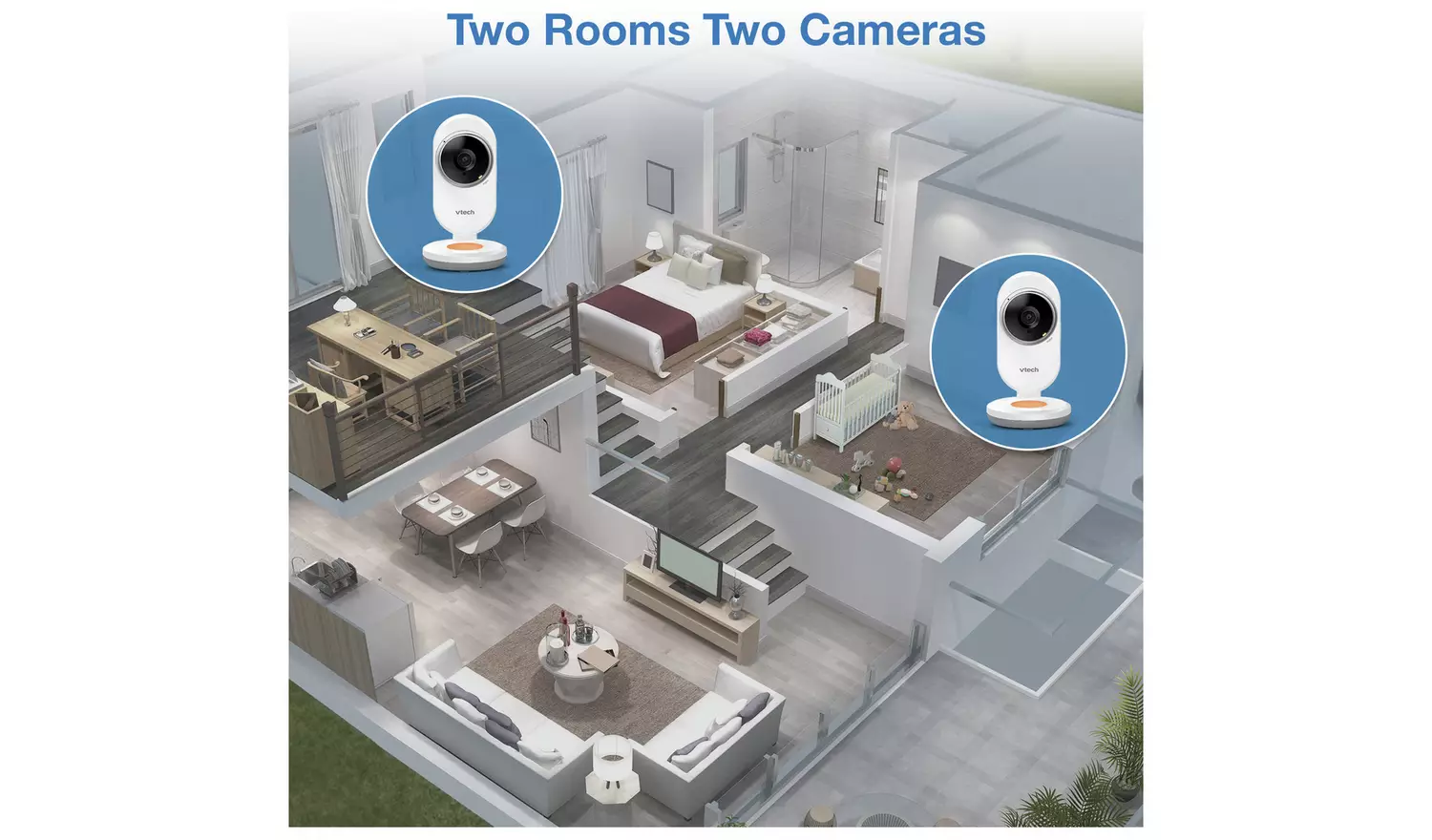 Vtech VM3254 -2 Video Baby Monitor