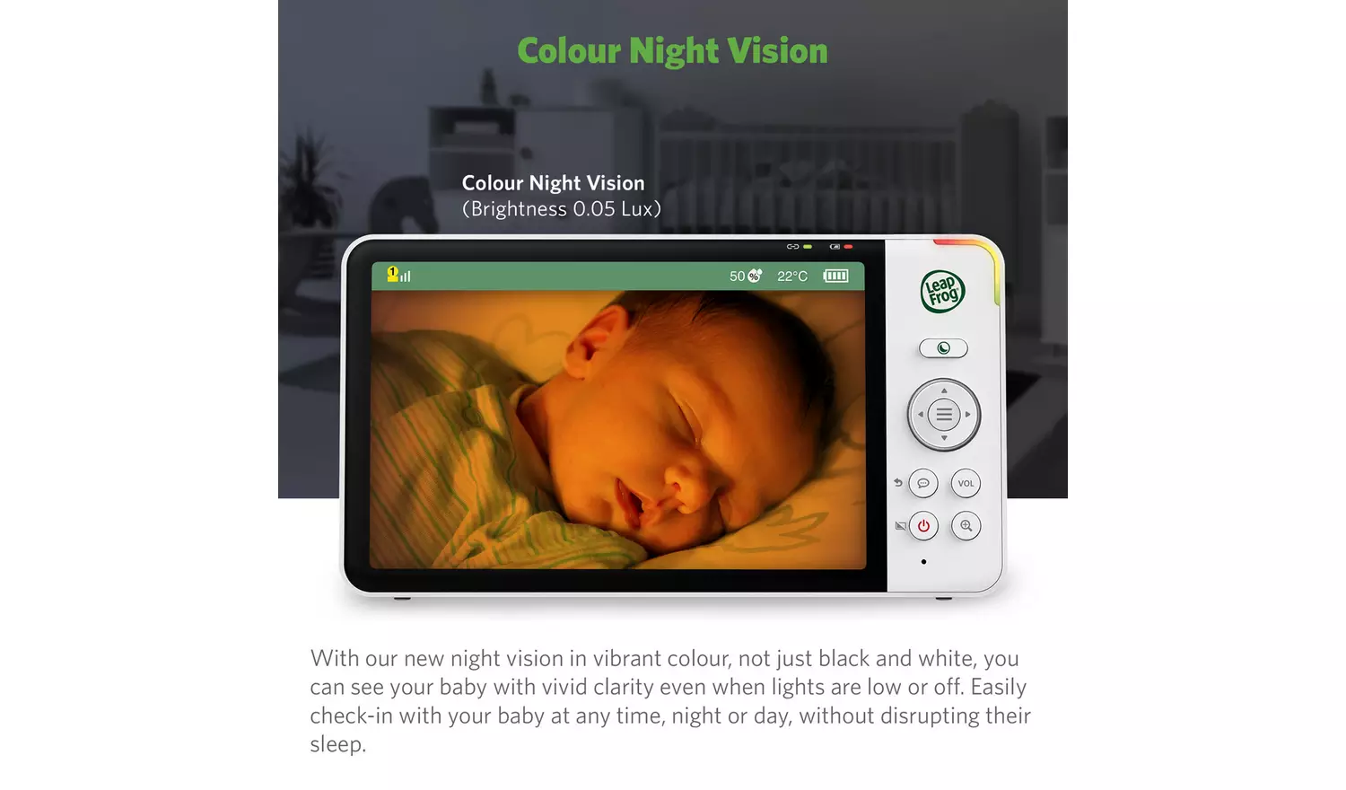 LeapFrog LF920HD 7inch Video Baby Monitor