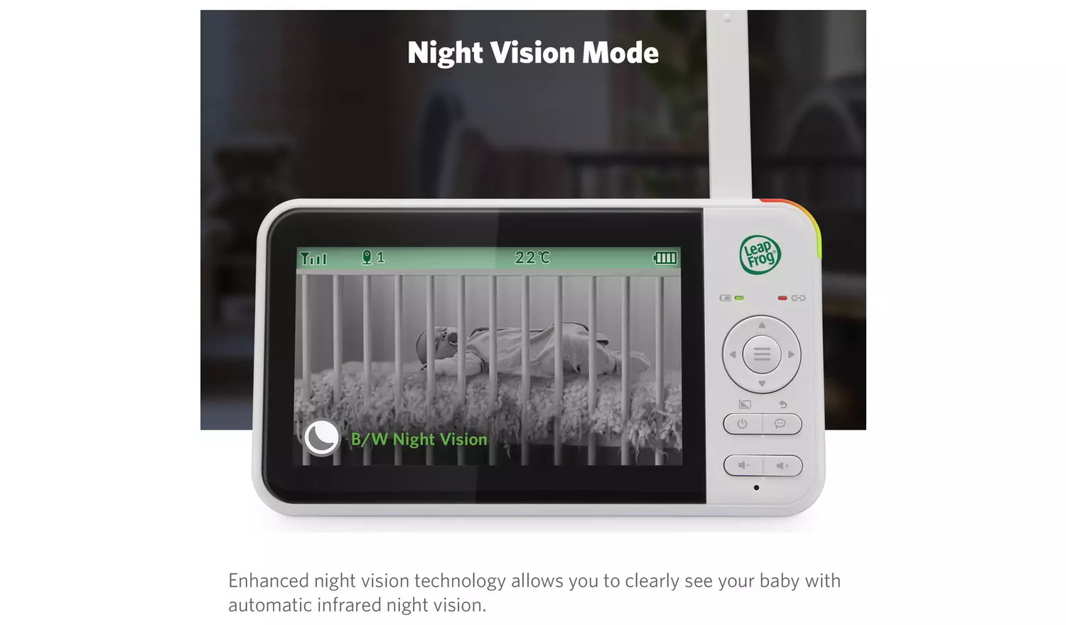 Leapfrog LF2415 5'' portable Video Baby Monitor