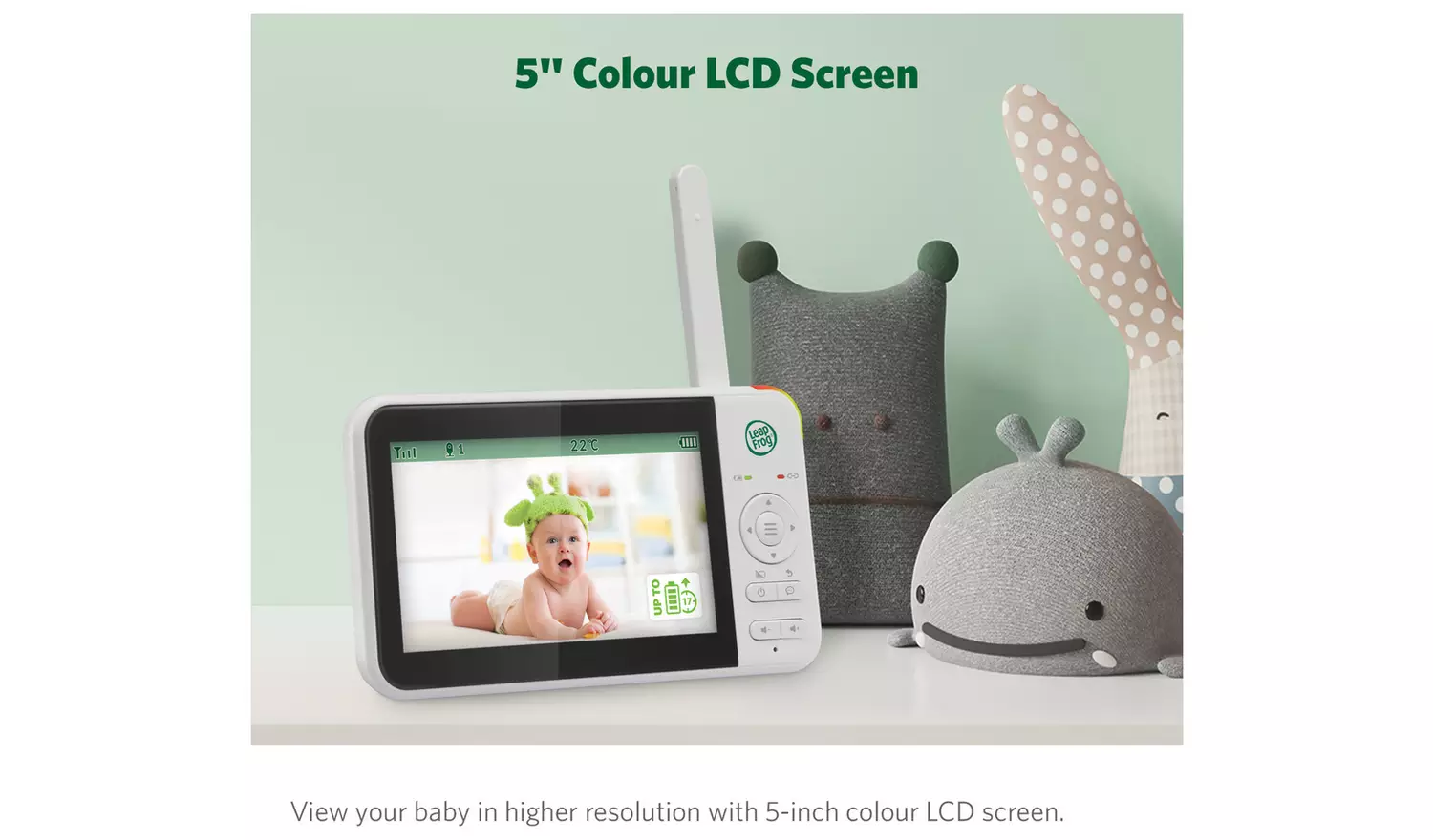 Leapfrog LF2415 5'' portable Video Baby Monitor