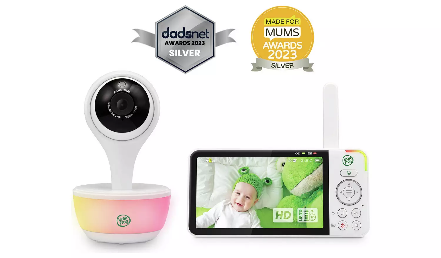 Leapfrog LF815HD 5 Inch Portable Smart Baby Monitor