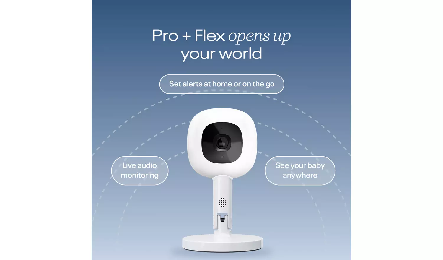 Nanit Pro Smart Baby Monitor With Flex Stand