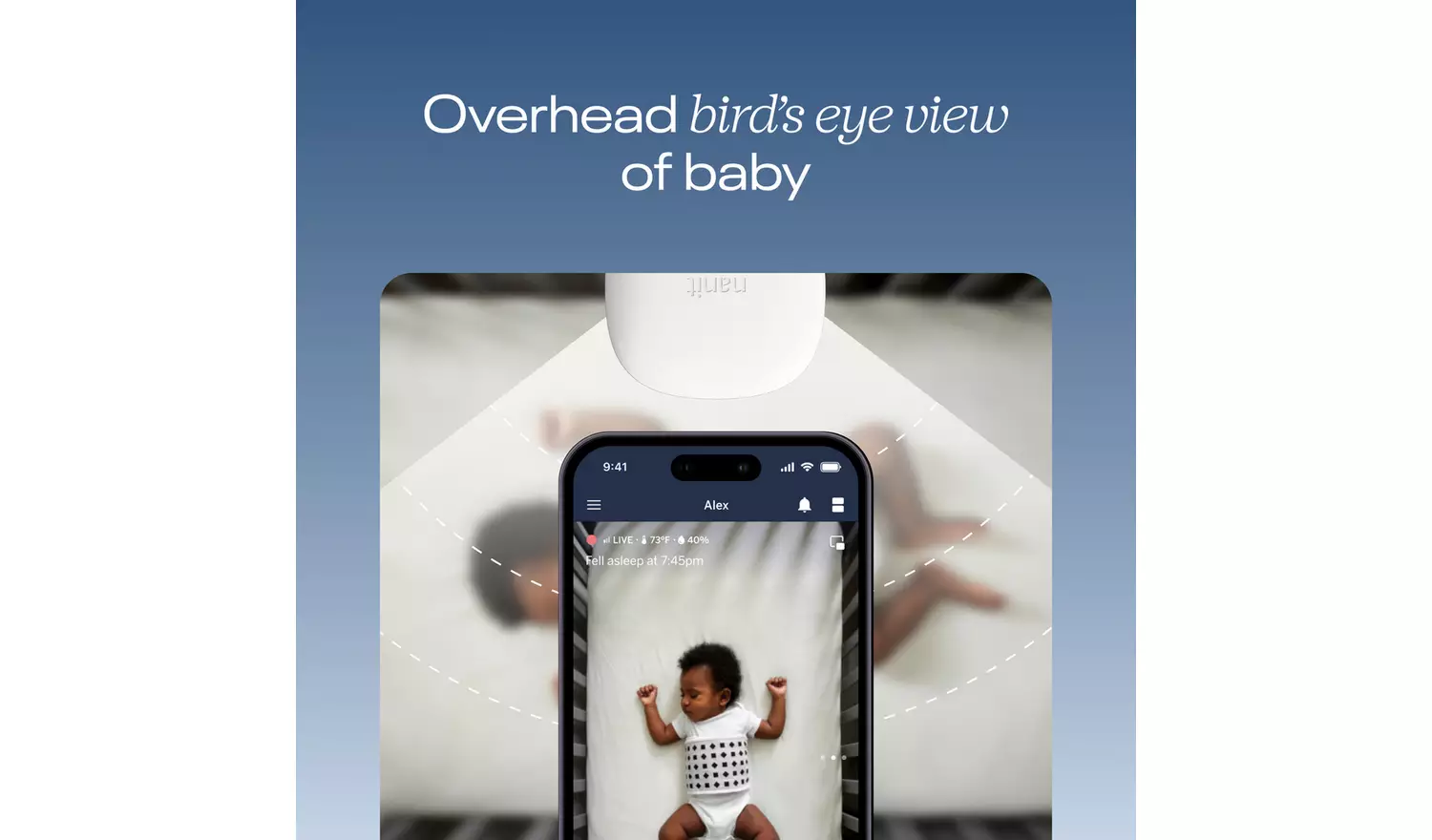 Nanit Pro Smart Baby Monitor With Wall Mount