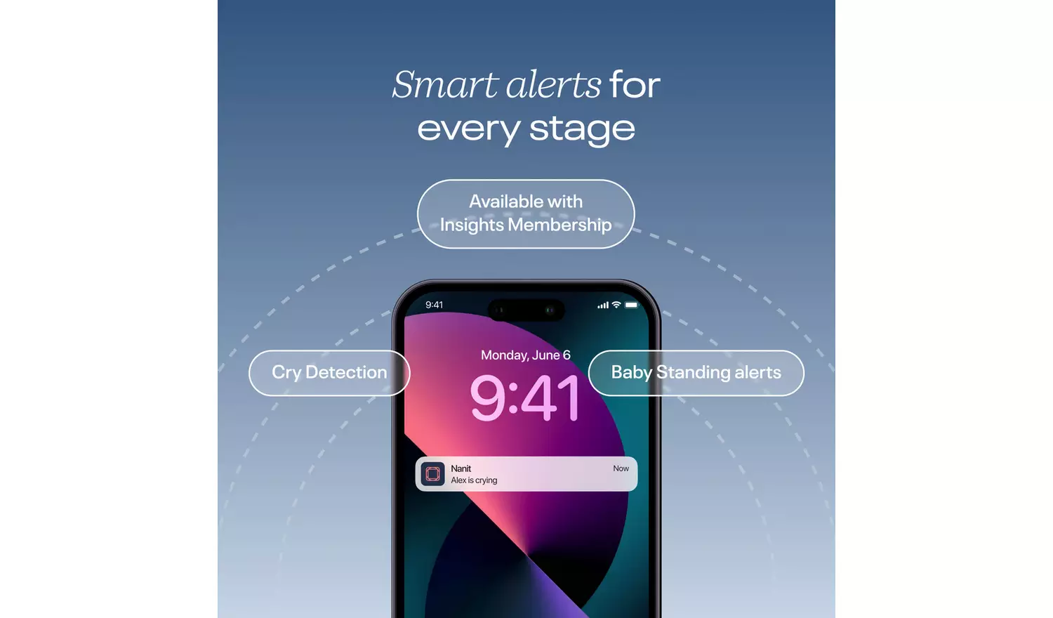 Nanit Pro Smart Baby Monitor With Floor Stand