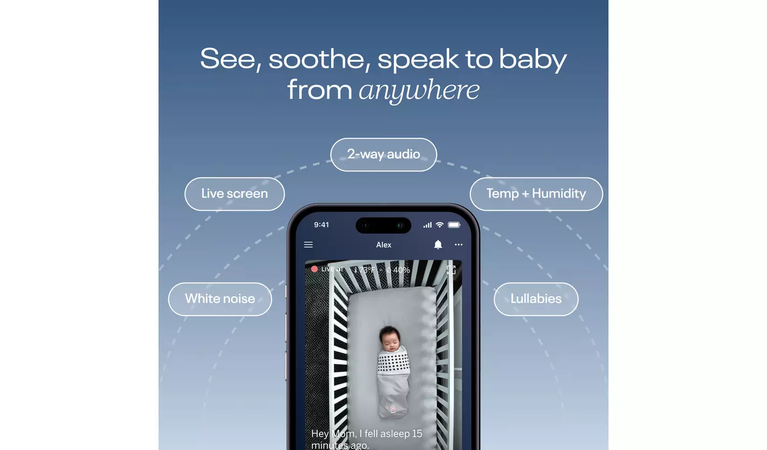 Nanit Pro Smart Baby Monitor With Floor Stand