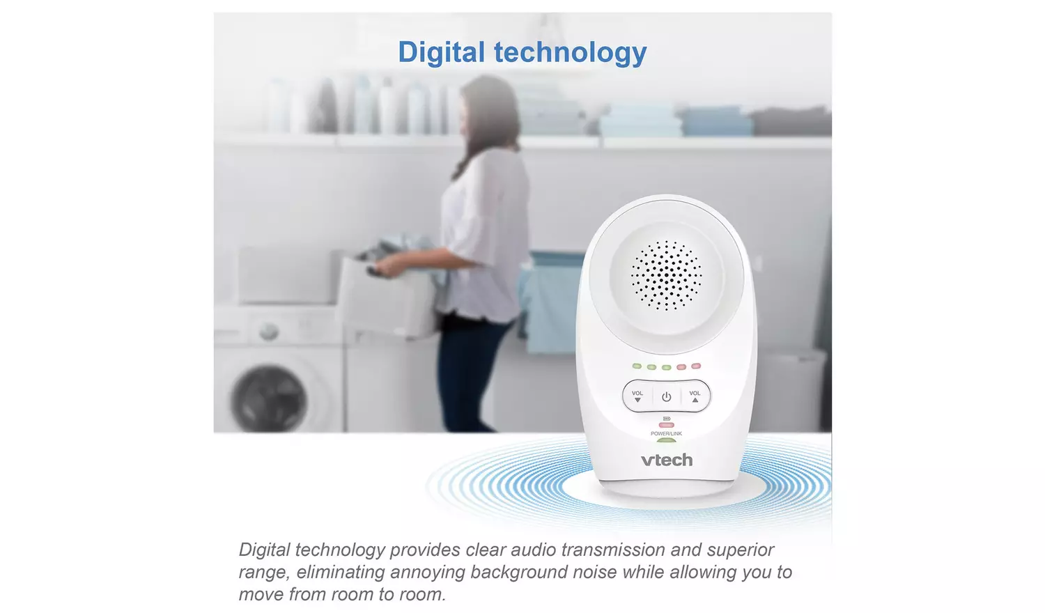 Vtech DM1111 Audio Baby Monitor