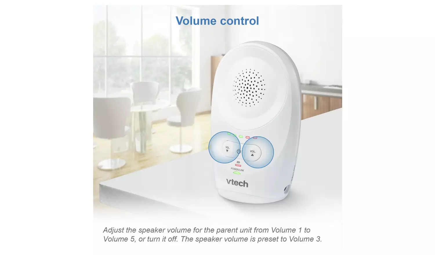 Vtech DM1111 Audio Baby Monitor
