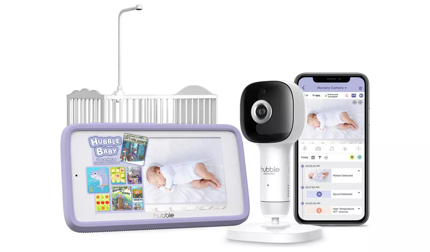 Hubble SkyVision AI Pro Smart Baby Monitor