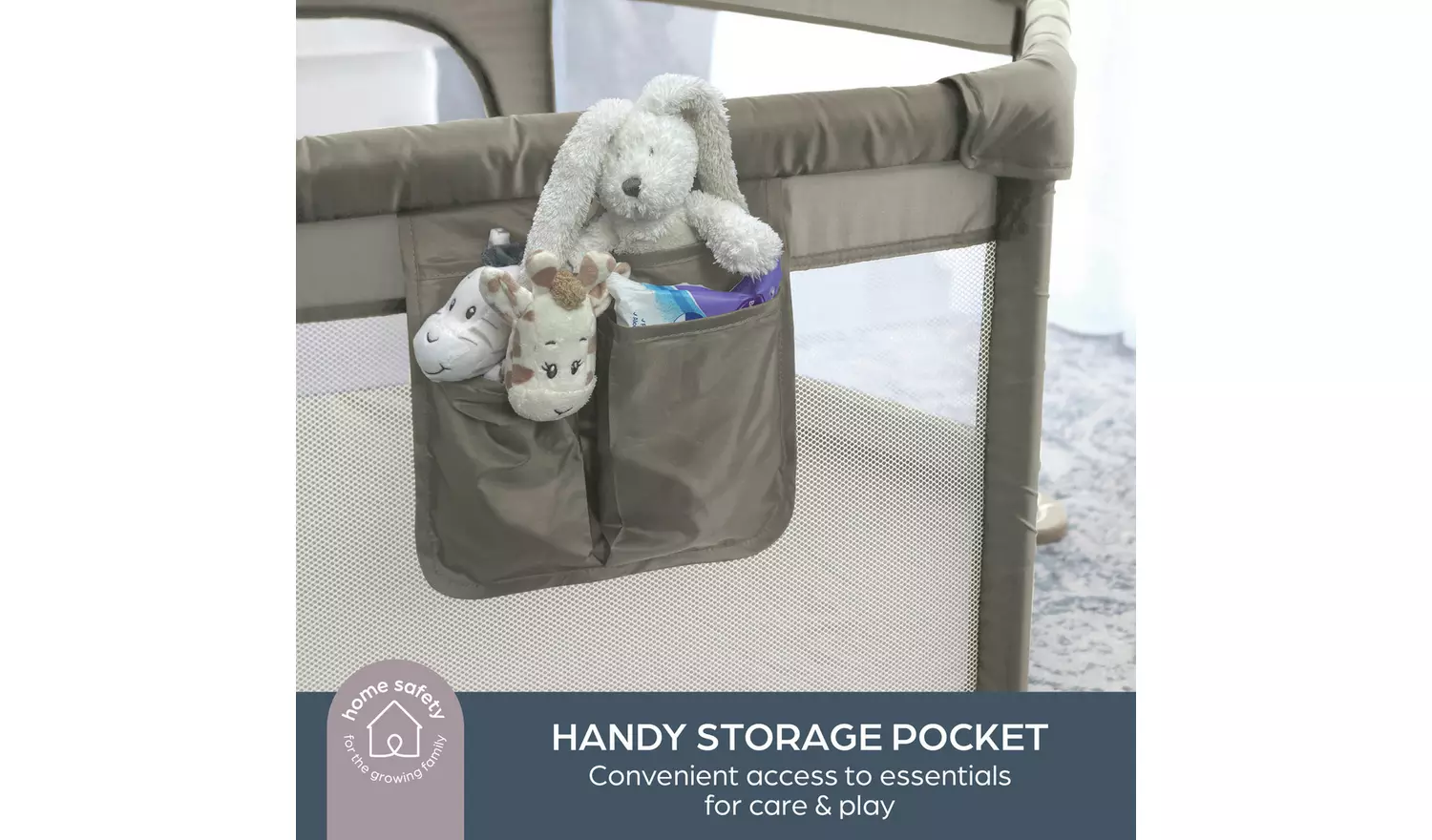 Dreambaby Explore Deluxe Padded Playpen -Taupe