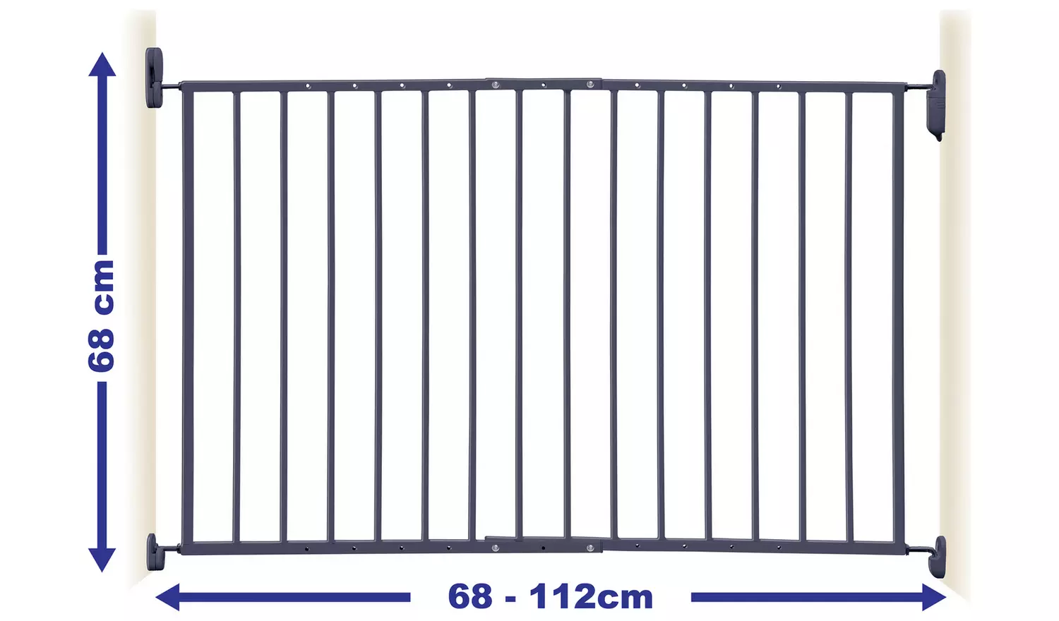 Dreambaby Arizona Extendable Gate (68-112cm) - Grey