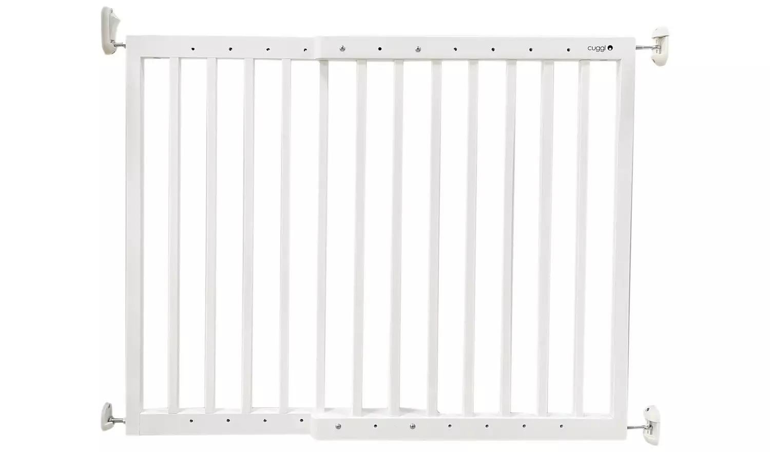 Cuggl White Wooden Safety Gate