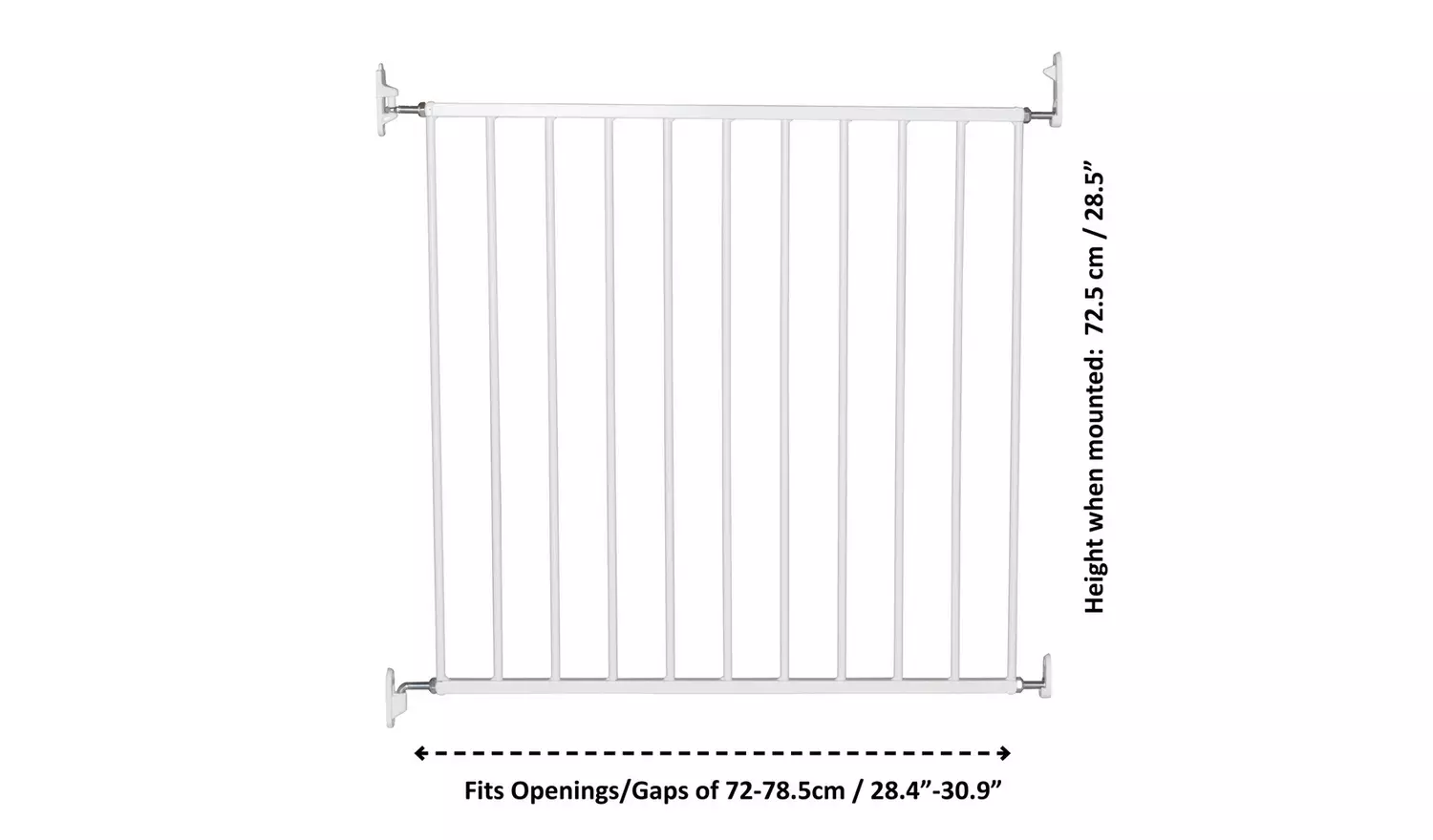 BabyDan No Trip Metal Safety Gate.