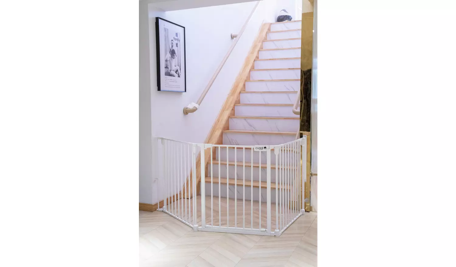 Cuggl XXL Wall Fix Room Divider Safety Gate
