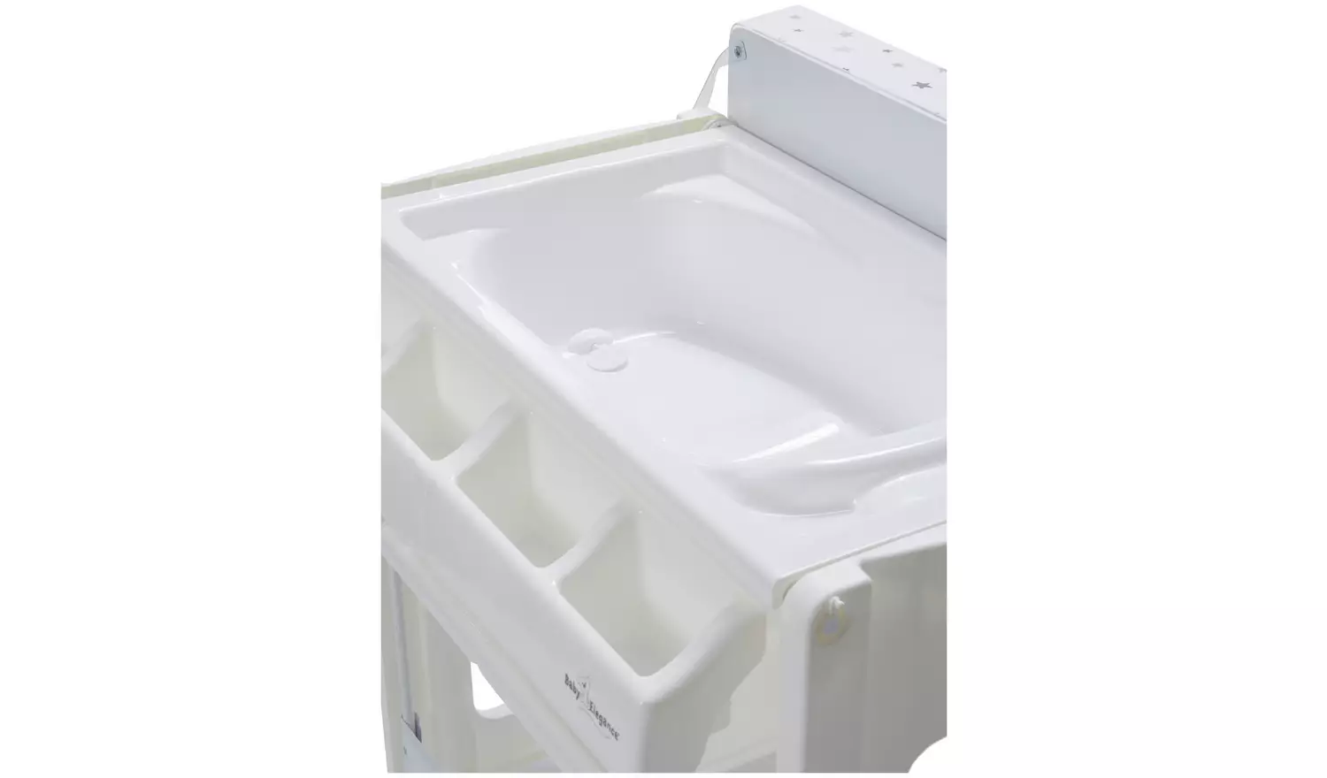 Baby Elegance Bath Changing Unit - Grey Star