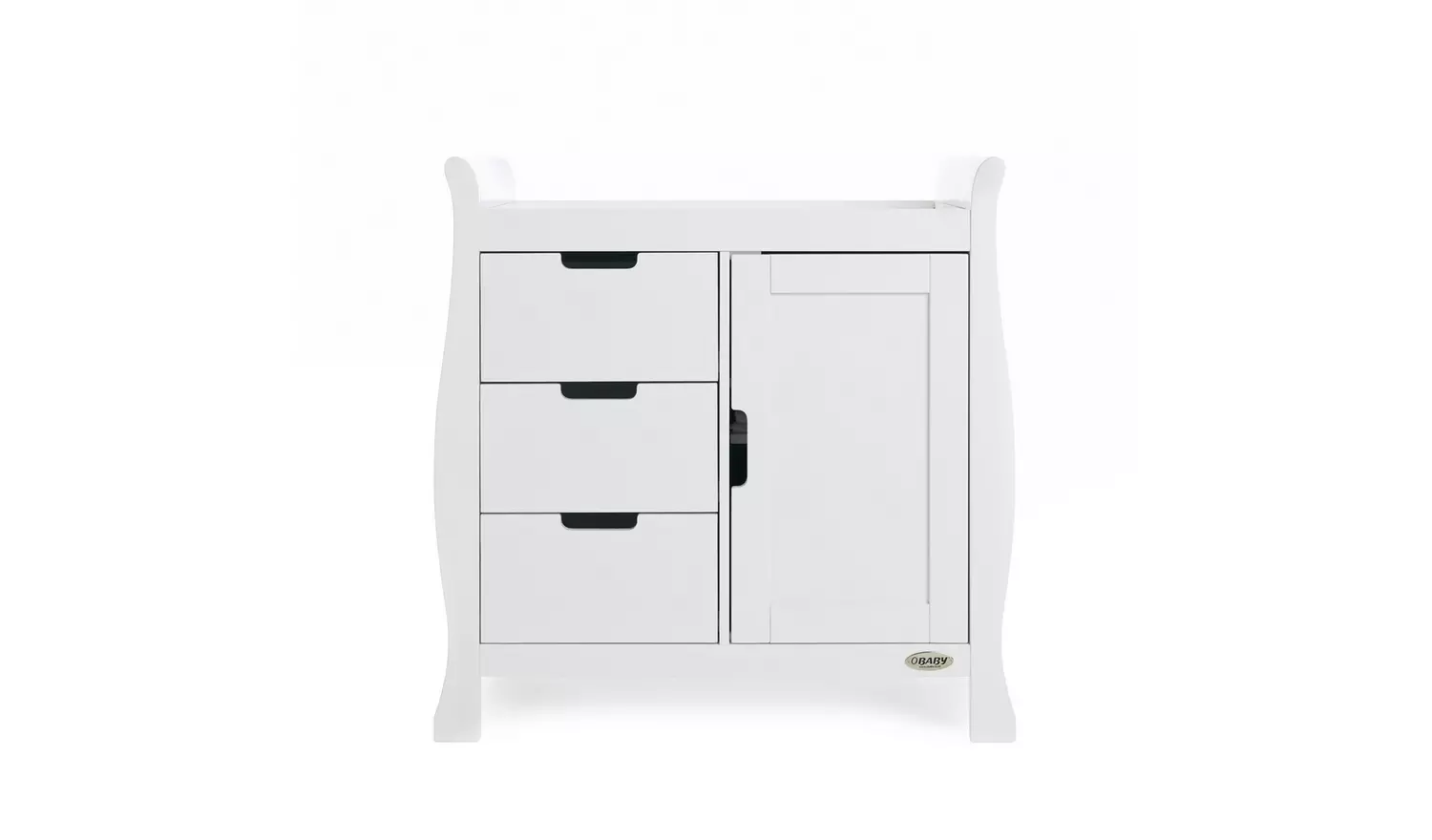 Obaby Stamford Sleigh Changing Unit - White