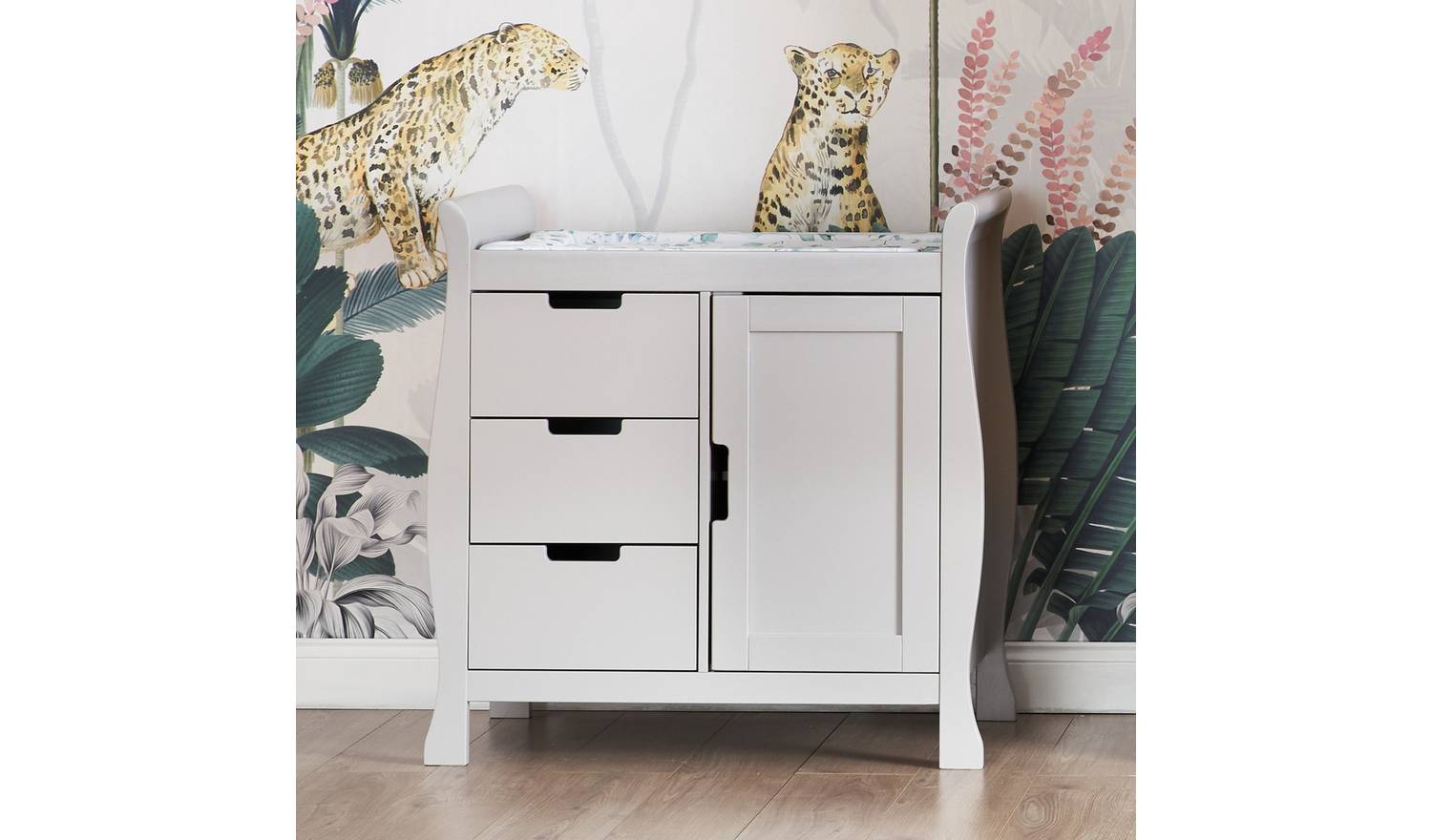 Obaby Stamford Closed Changing Unit - Warm Grey