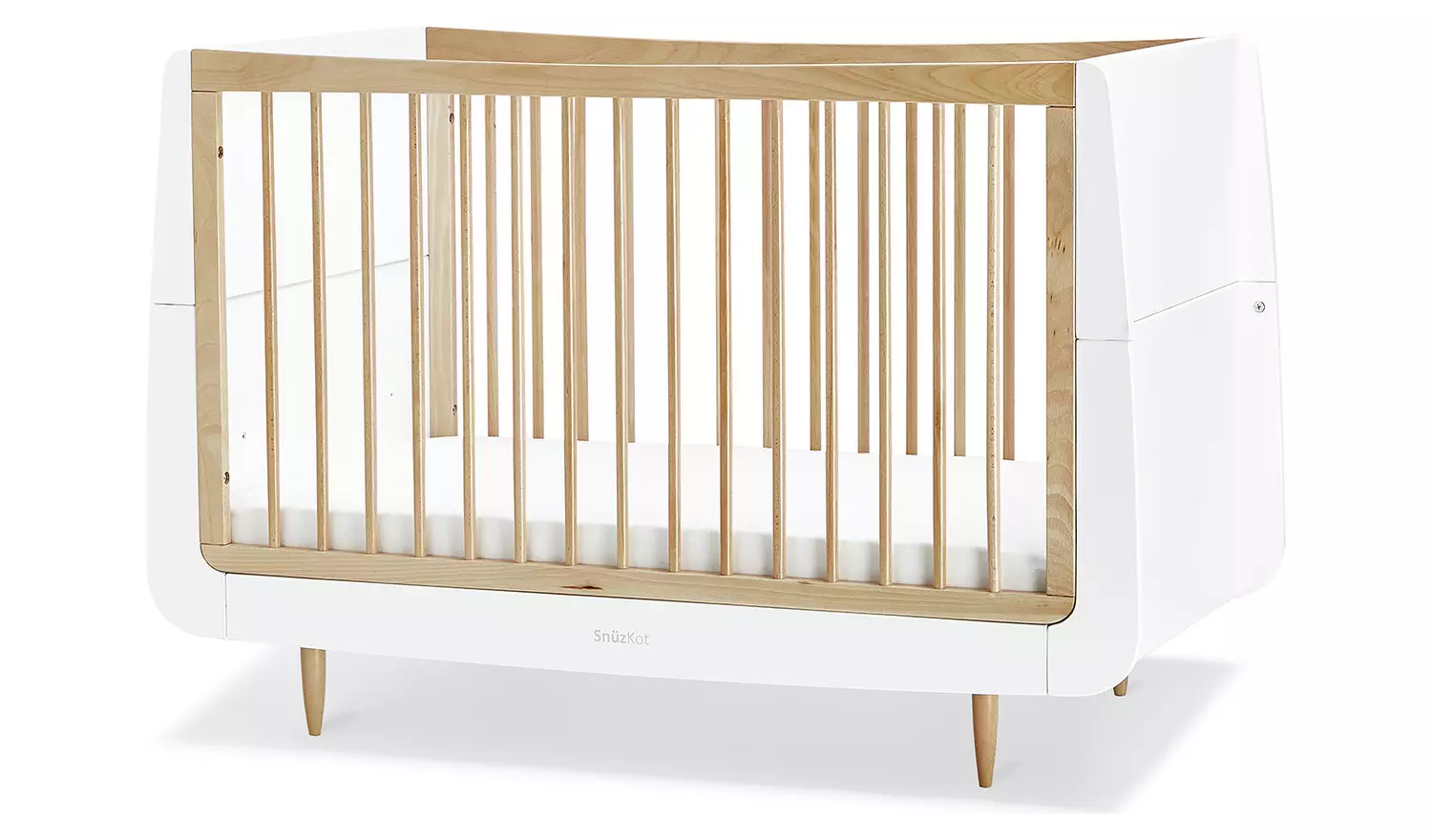 Snuzkot Skandi Cot Bed and Dresser Nursery Set - Natural