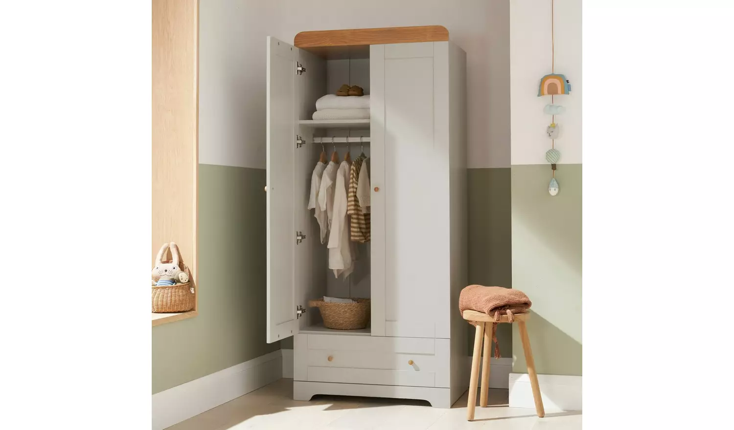 Tutti Bambini Rio 3 Piece Nursery Furniture - Dove Grey
