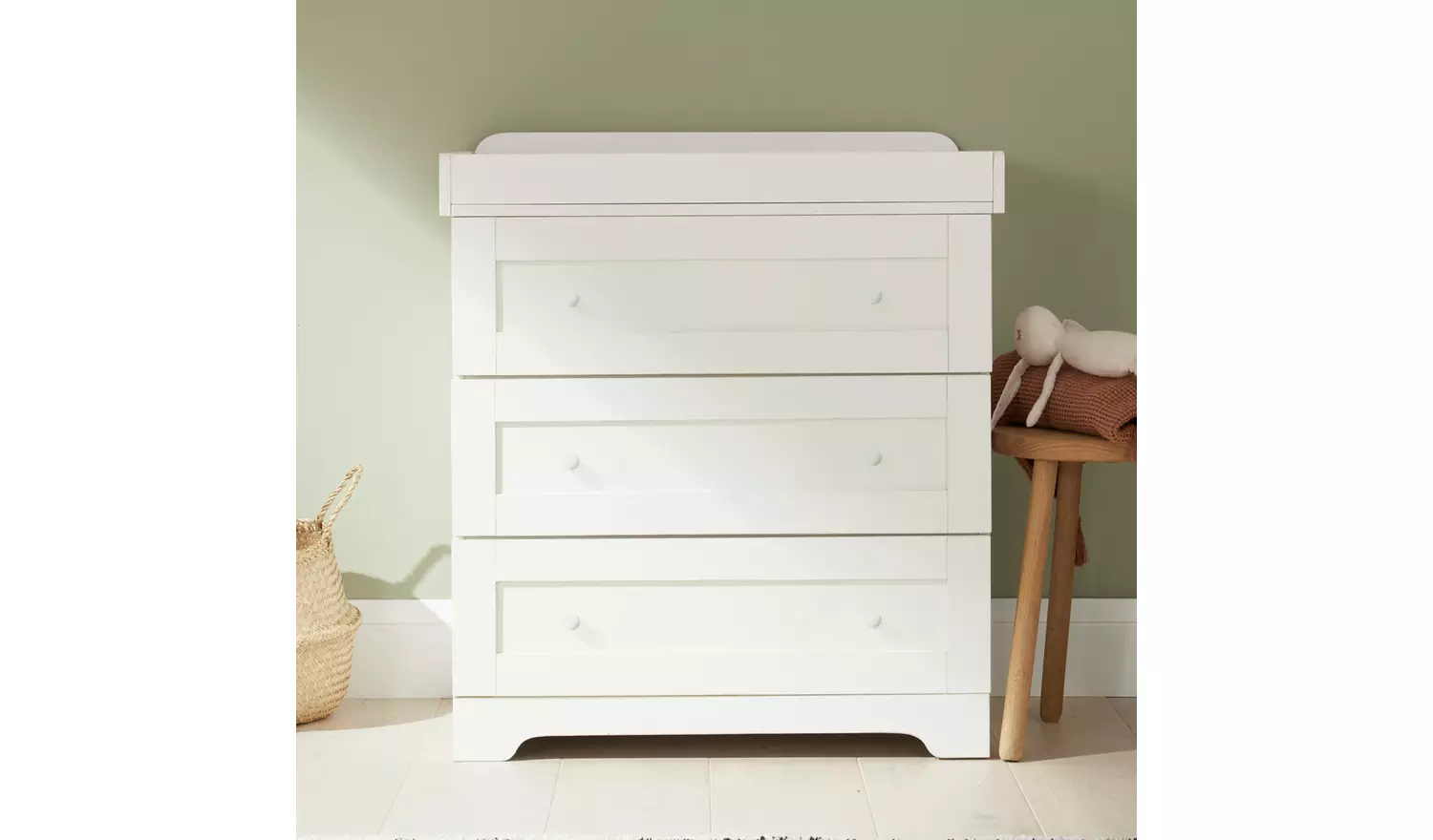 Tutti Bambini Rio Cot Bed Nursery Furniture Set - White