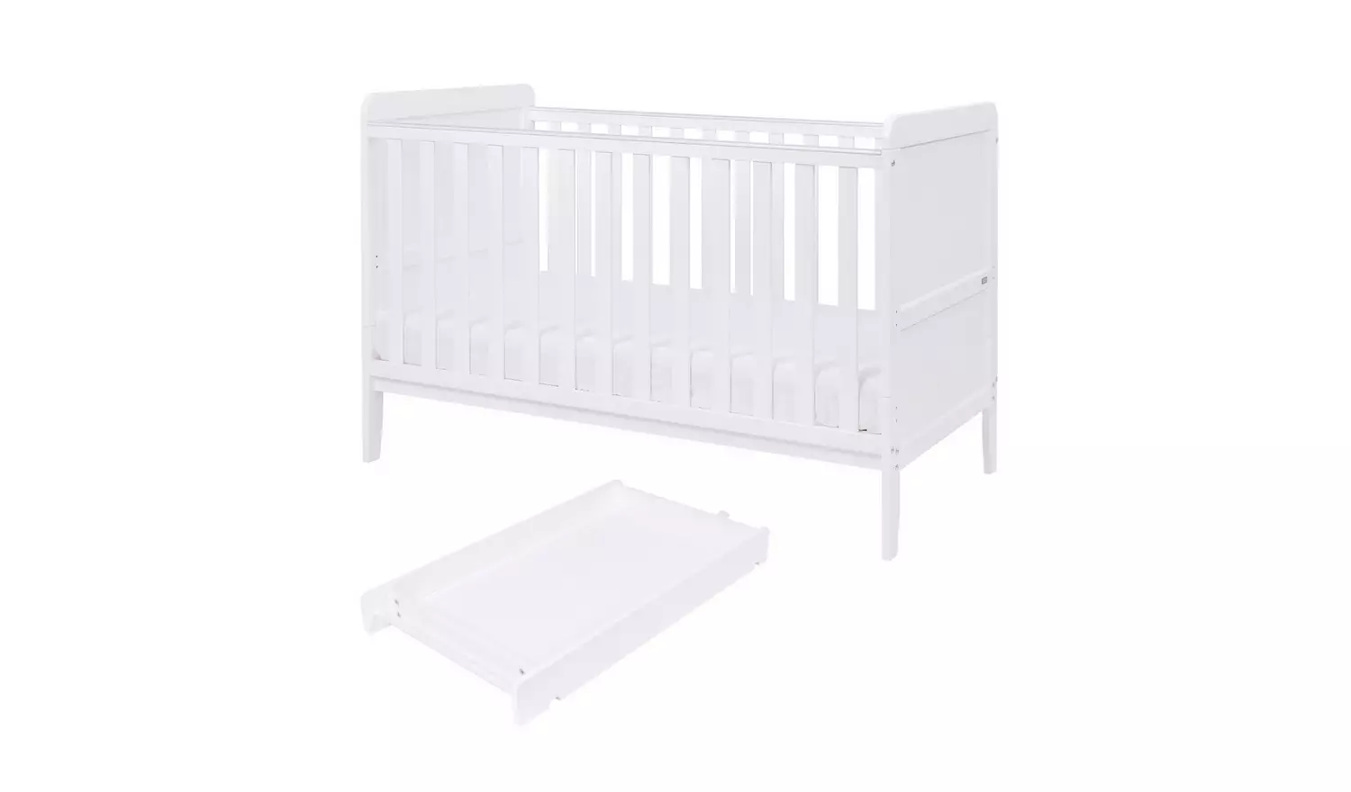 Tutti Bambini Rio Cot Bed Nursery Furniture Set - White