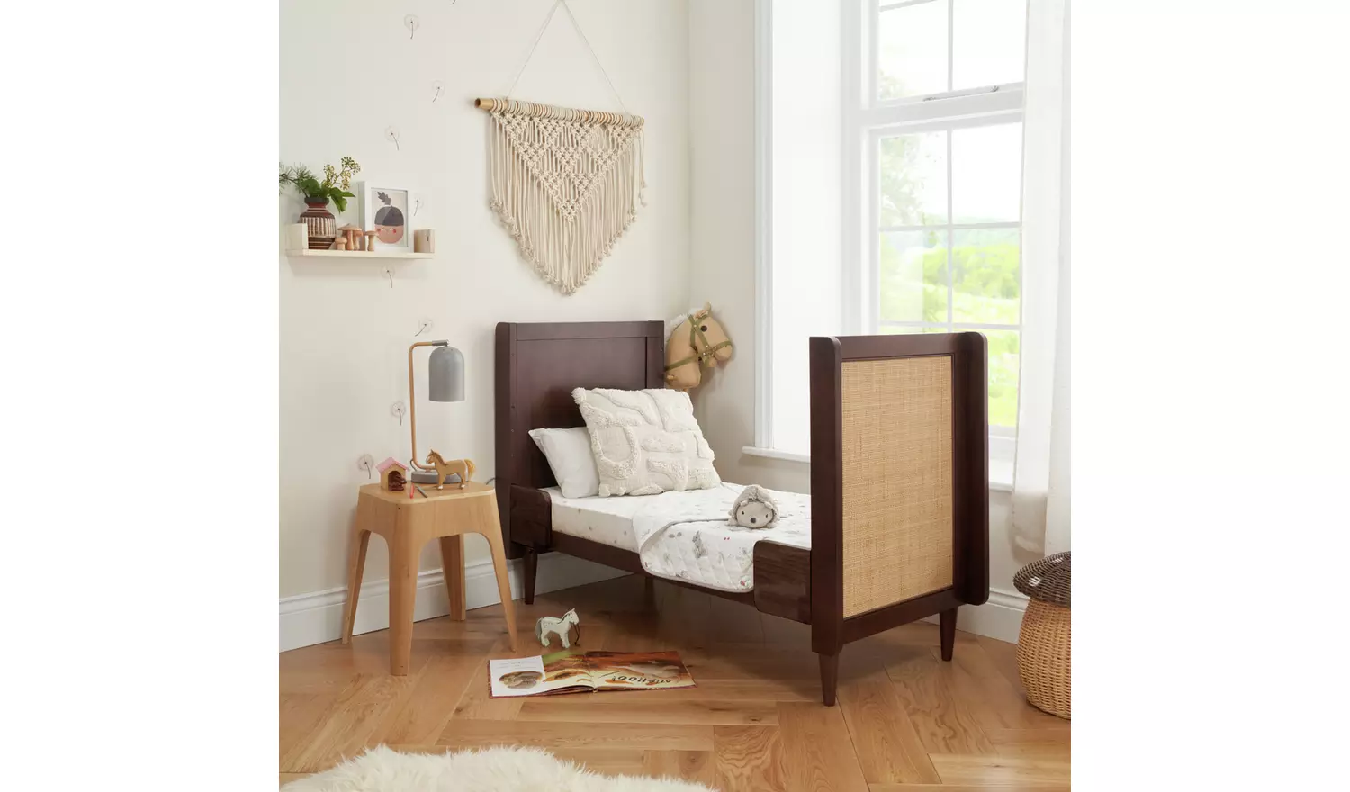 Tutti Japandi Mini 2 Piece Nursery Furniture Set - Walnut