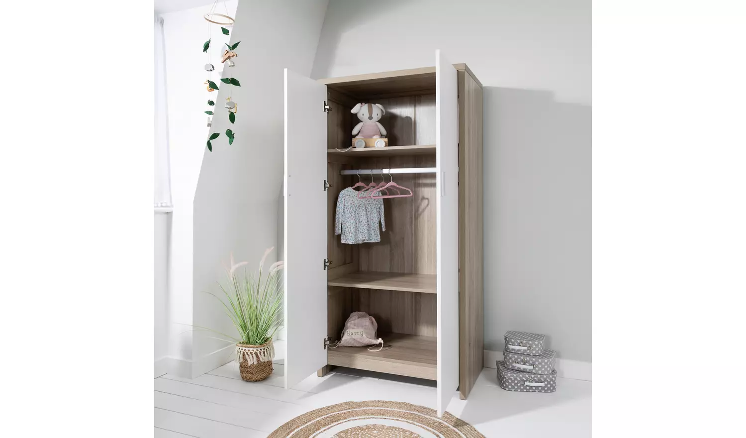 Tutti Bambini Modena 3 Piece Furniture Pack - White Oak