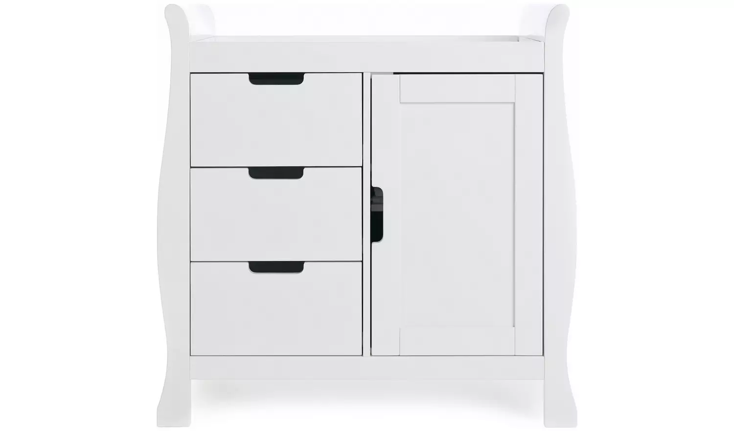 Obaby Stamford Classic Sleigh 2 Piece Nursery Set - White