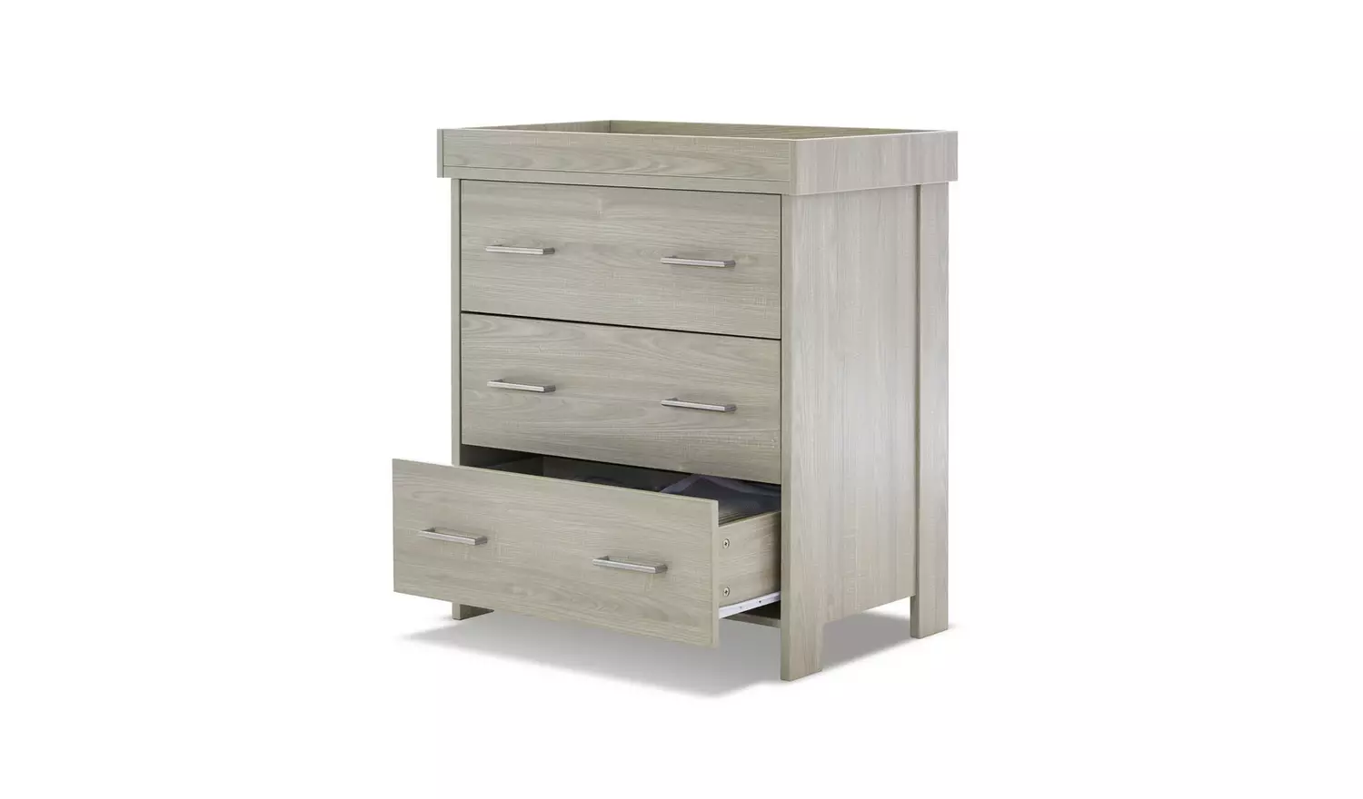 Obaby Nika 3 Piece Nursery Furniture Set - Grey Wash