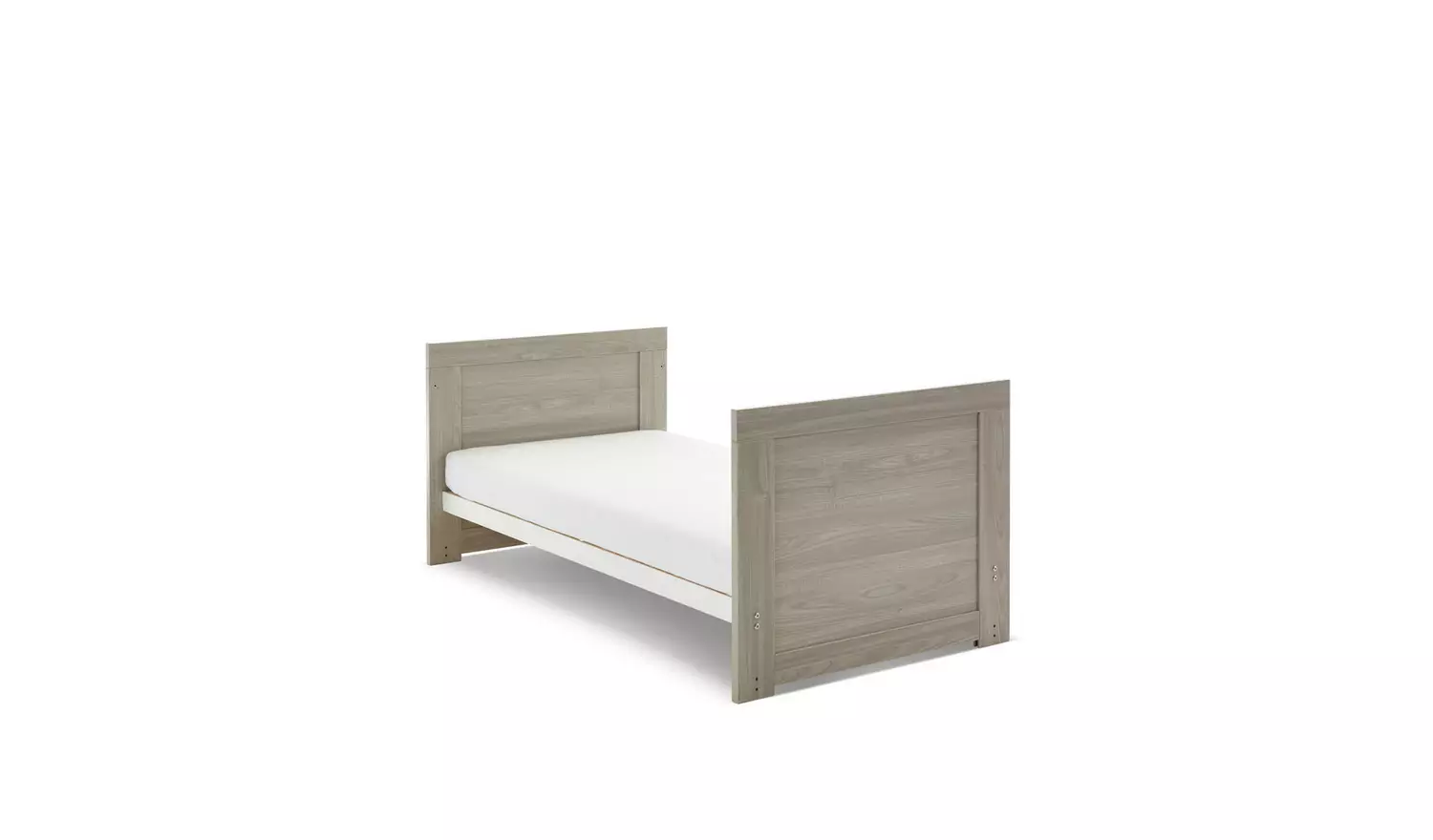 Obaby Nika 2 Piece Nursery Furniture Set - Grey and White