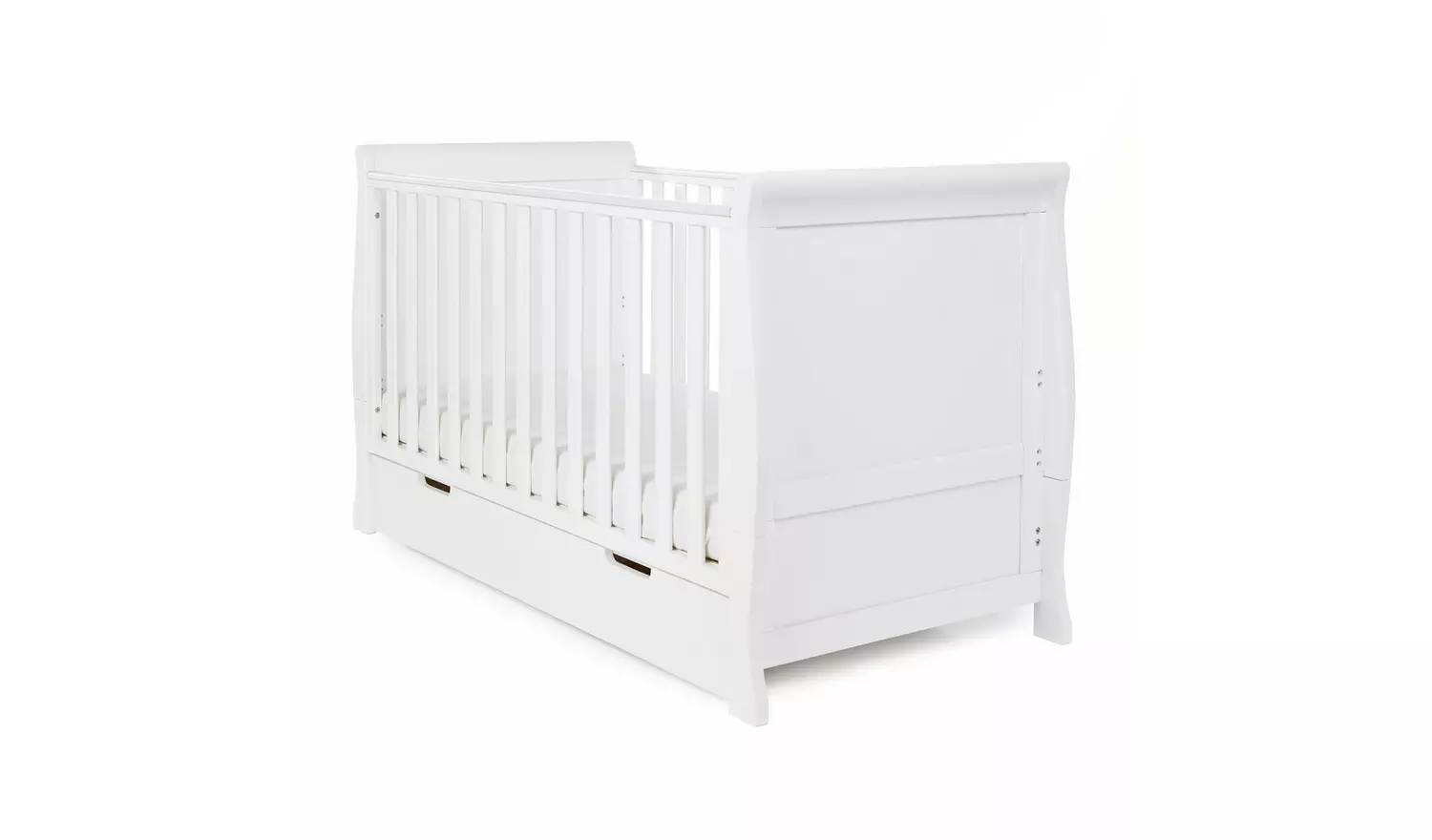 Obaby Stamford Classic Sleigh 3 Piece Nursery Set- White