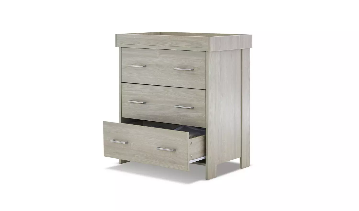 Obaby Nika 2 Piece Nursery Furniture Set - Grey Wash