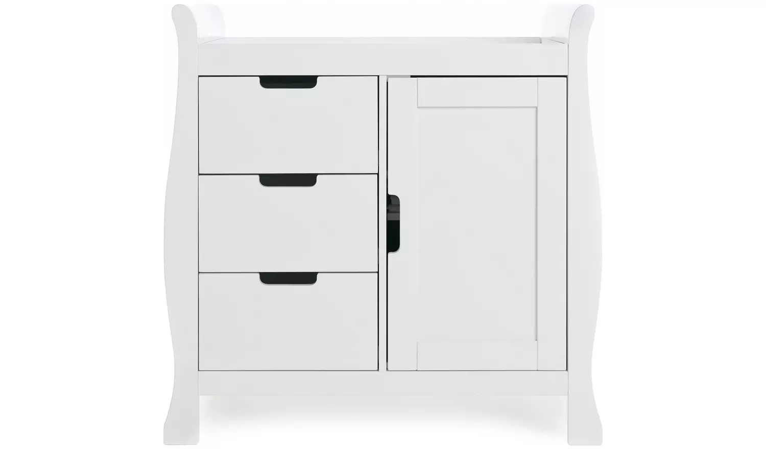 Obaby Stamford Mini Sleigh 2 Piece Nursery Set - White