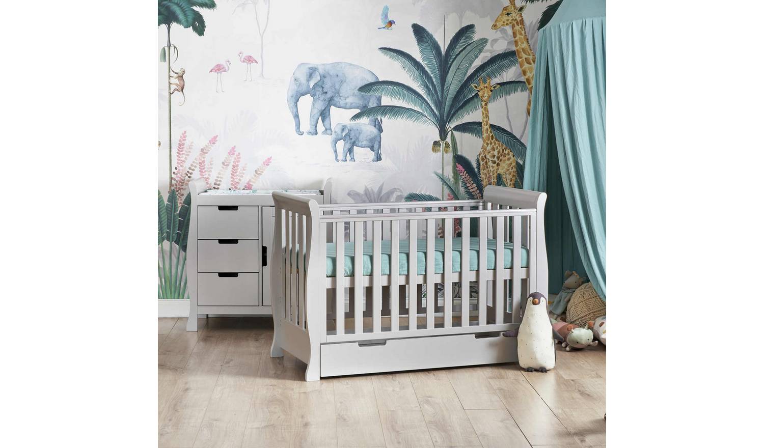 Obaby Stamford Mini 2 Piece Room Set - Warm Grey