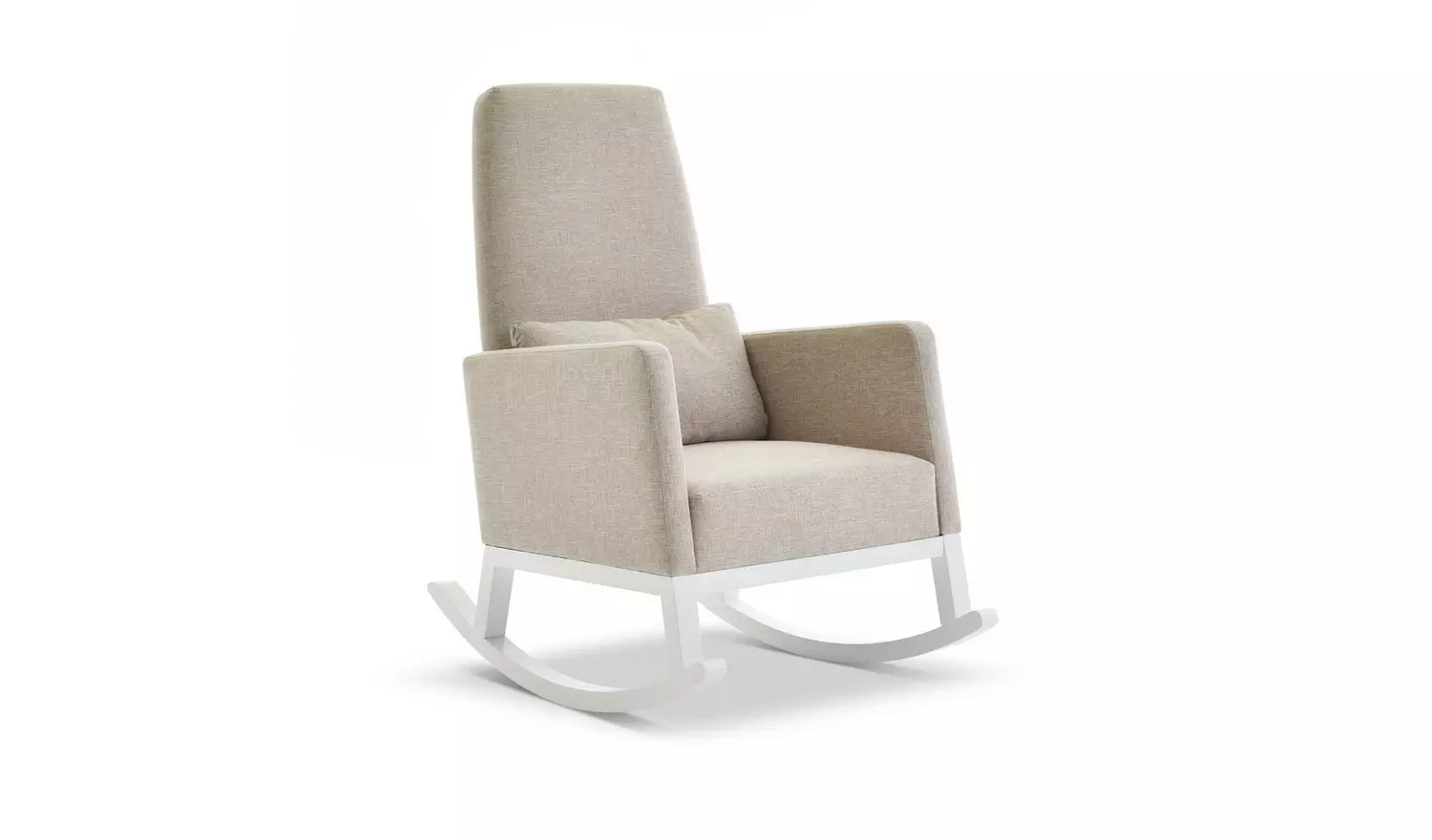 Obaby High Back Rocking Nursing Chair - Oatmeal