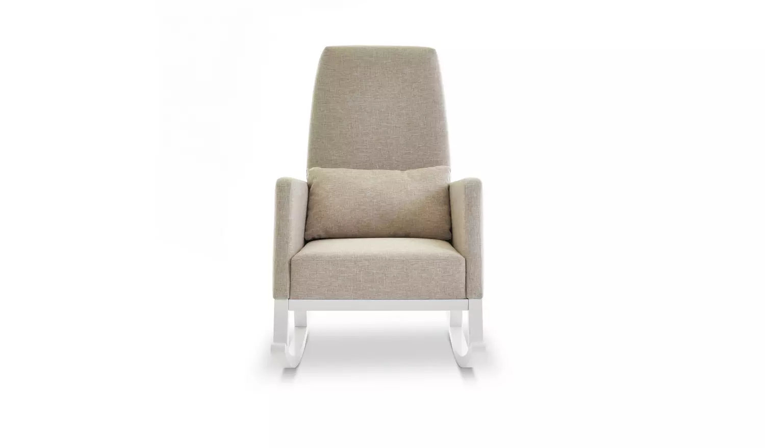 Obaby High Back Rocking Nursing Chair - Oatmeal