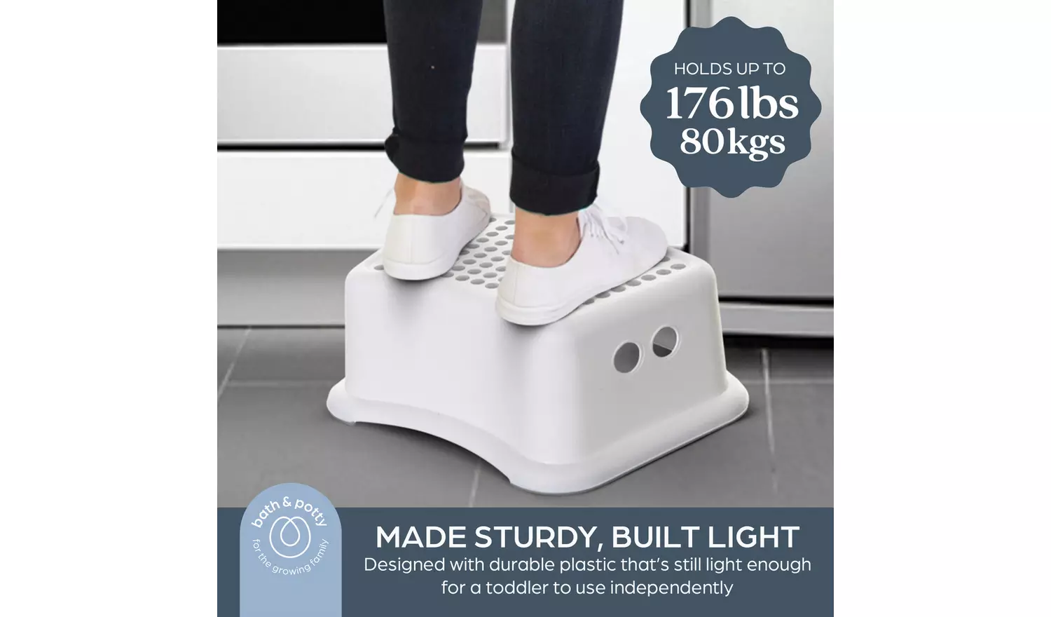 Dreambaby New Contoured Potty Seat & Step Stool Bundle -Grey