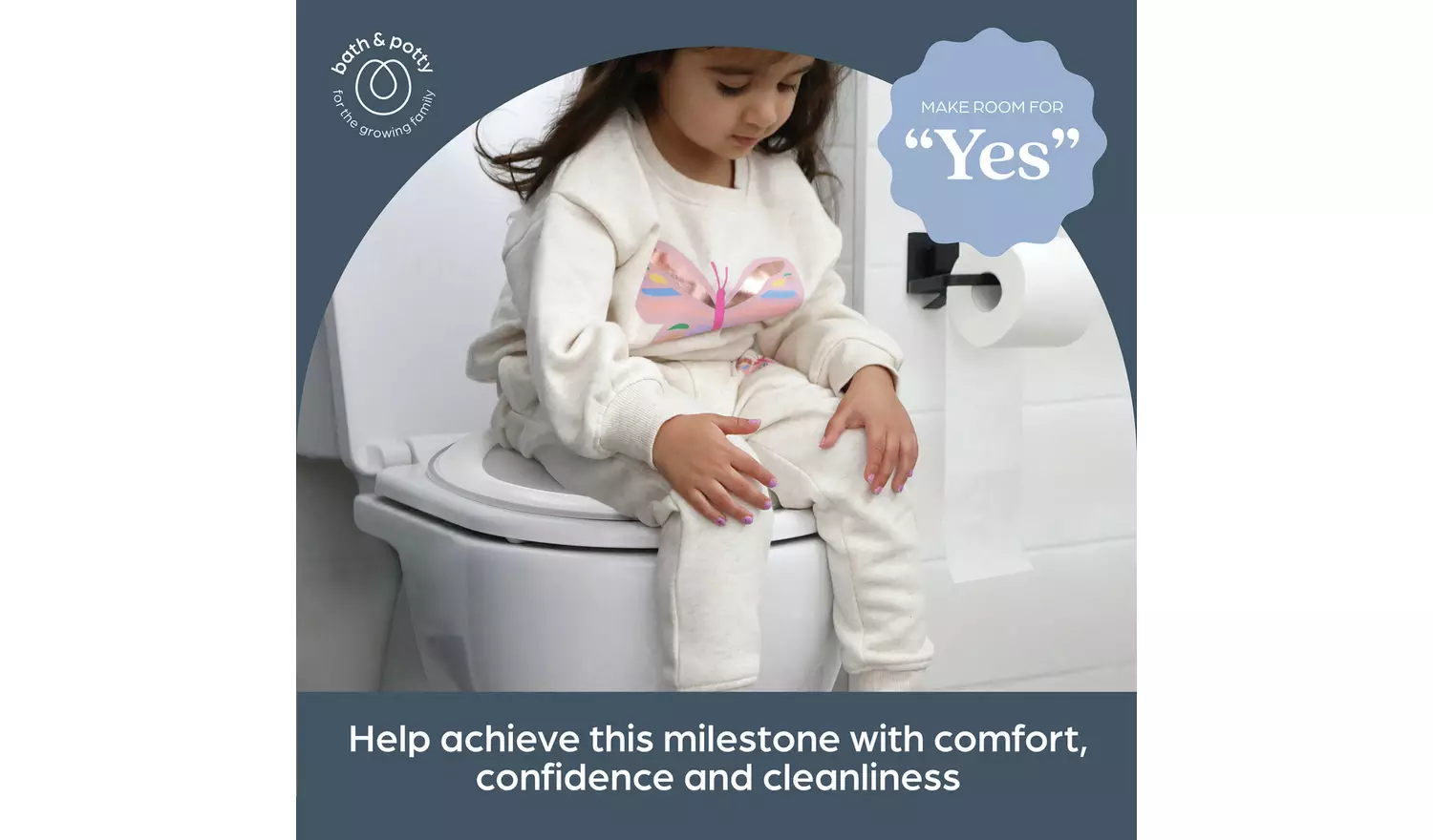 Dreambaby New Contoured Potty Seat & Step Stool Bundle -Grey