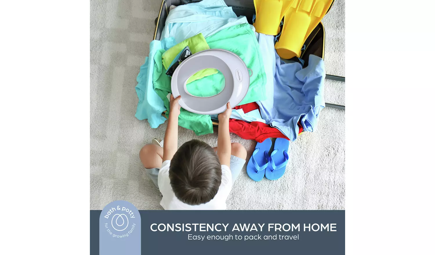 Dreambaby New Contoured Potty Seat & Step Stool Bundle -Grey