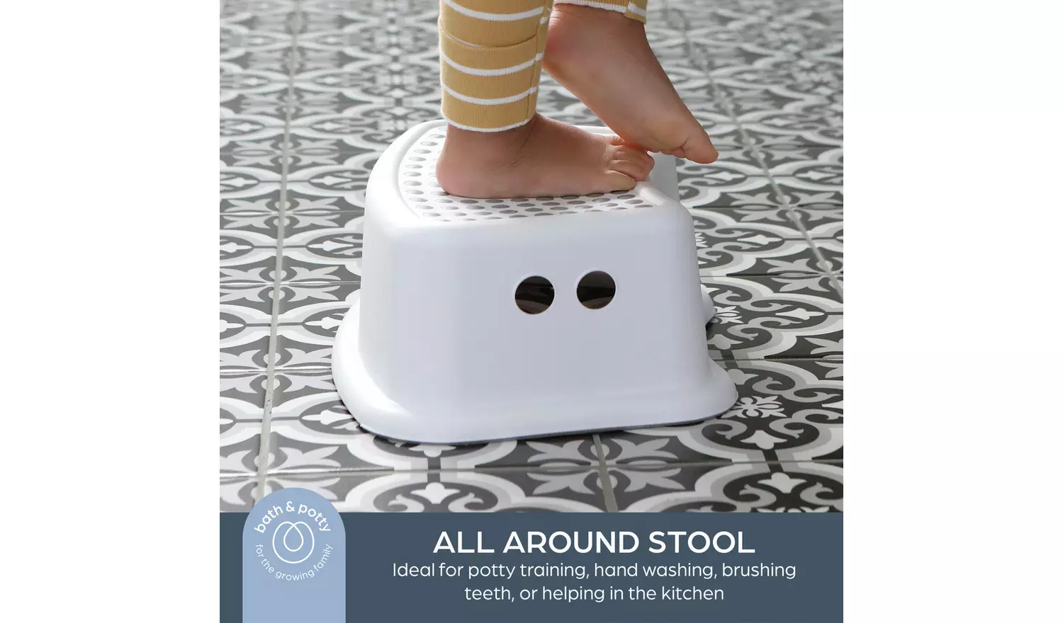 Dreambaby New Contoured Potty Seat & Step Stool Bundle -Grey