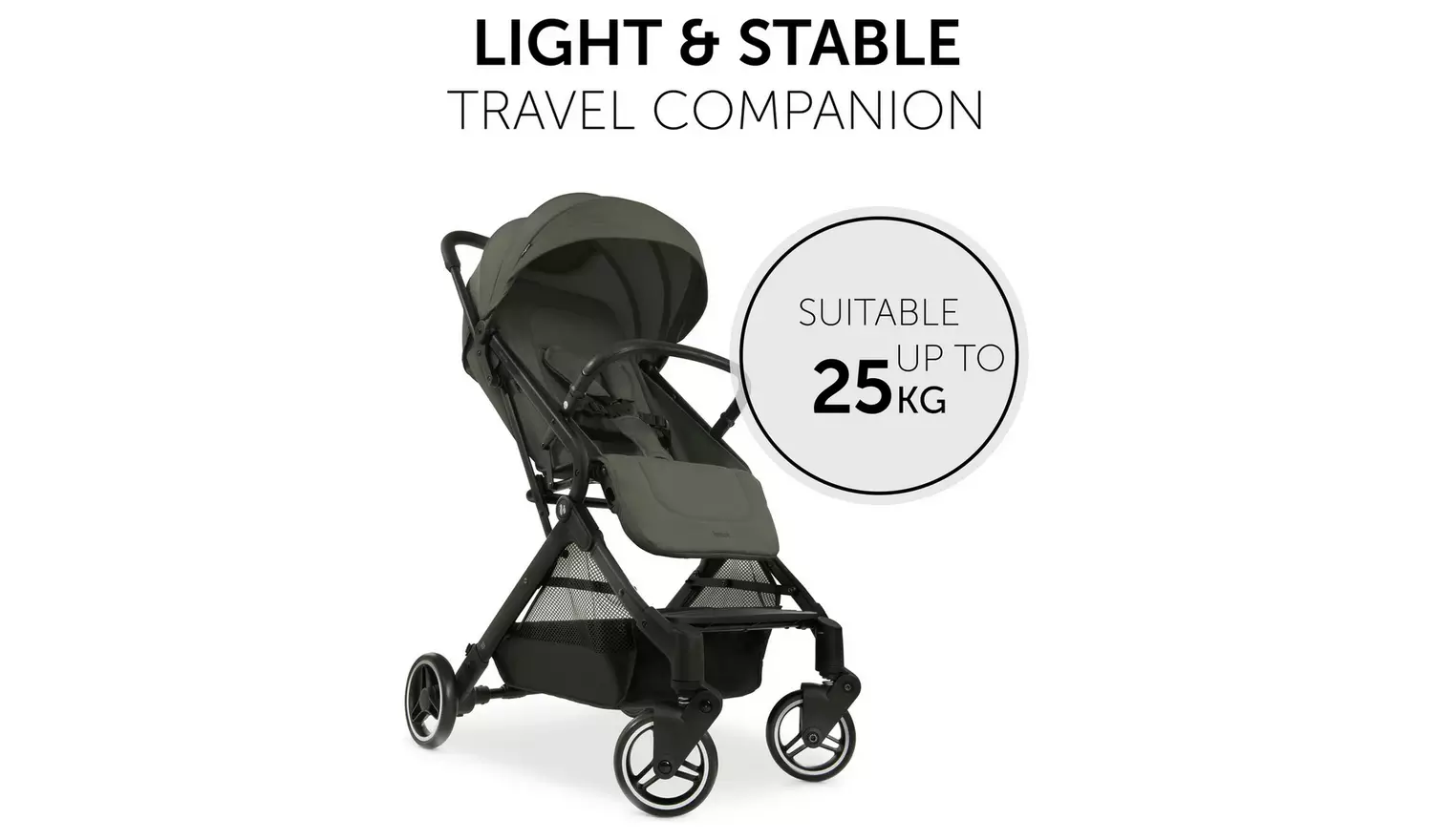 Hauck Travel N Care Pushchair - Dark Olive