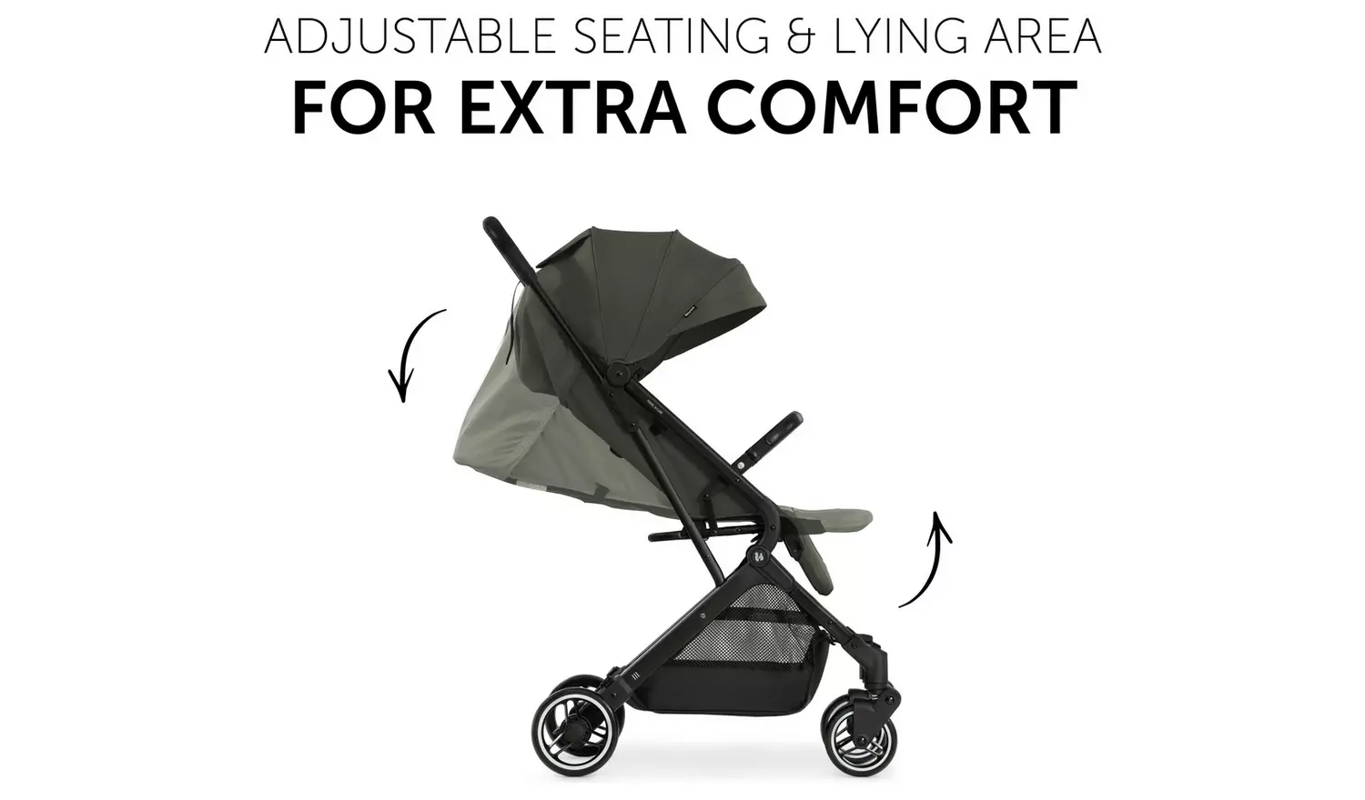 Hauck Travel N Care Pushchair - Dark Olive