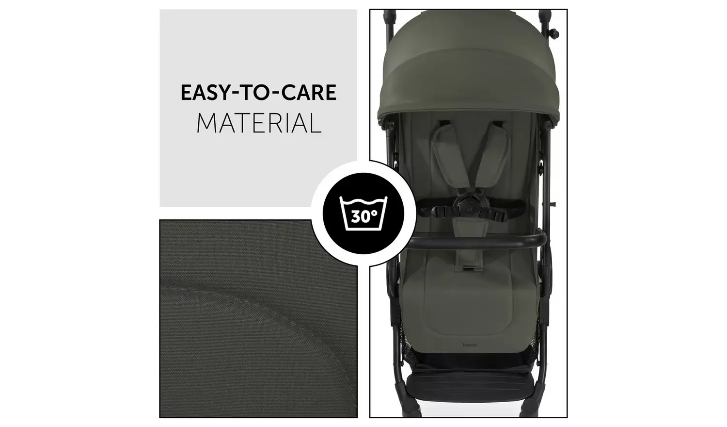 Hauck Travel N Care Pushchair - Dark Olive