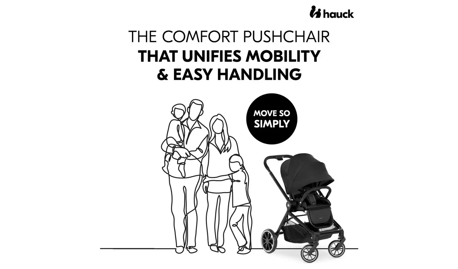 Hauck Move So Simply Black Pushchair