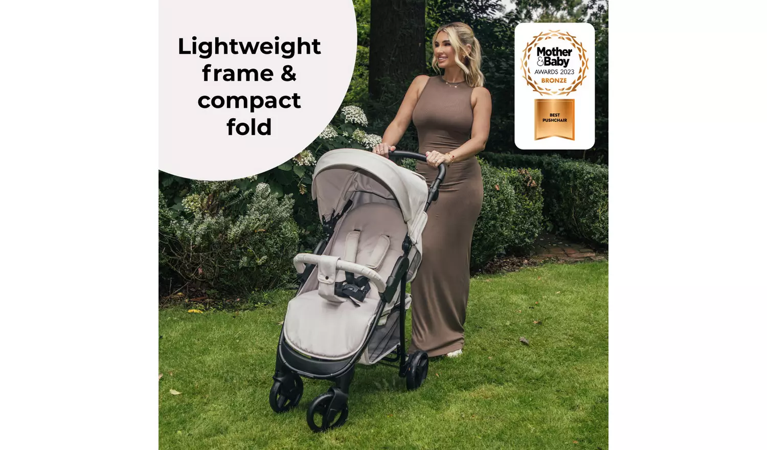 My Babiie MB30 Plus Pushchair - Oatmeal