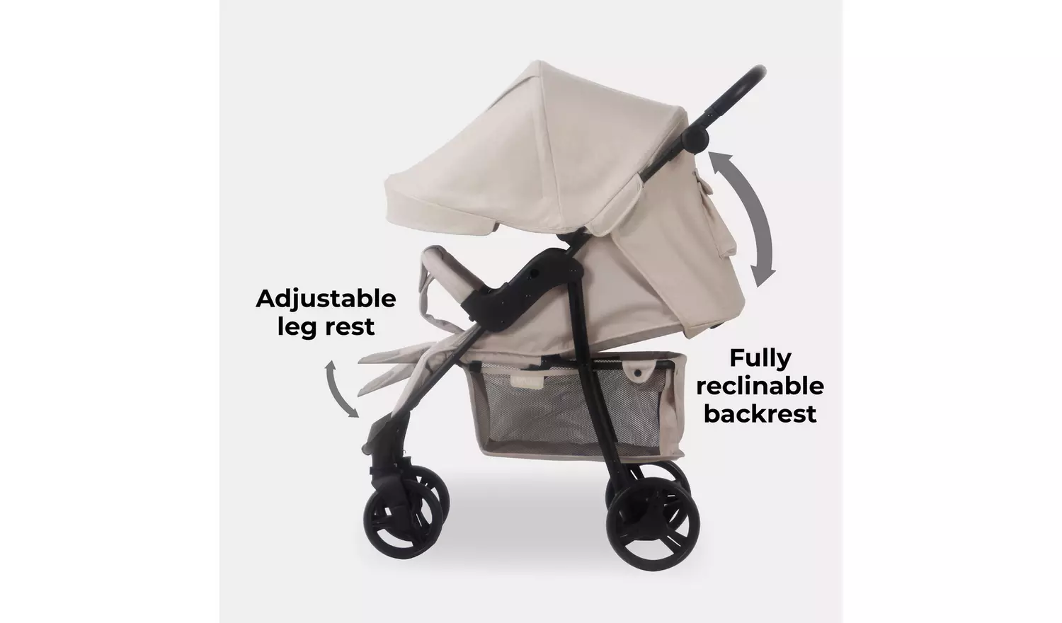 My Babiie MB30 Plus Pushchair - Oatmeal